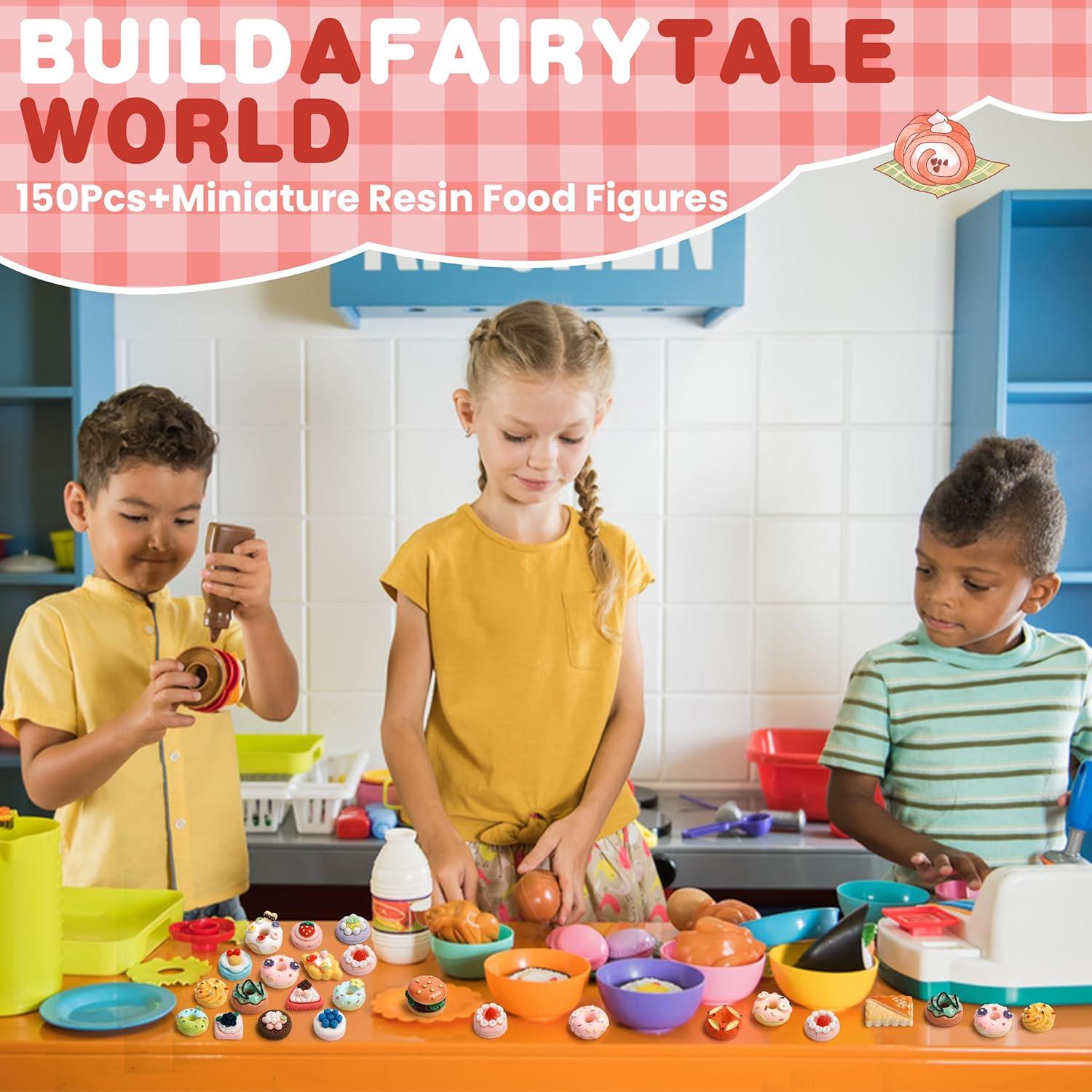 157 Piezas Juguetes de Comida Miniatura WASTROYAL