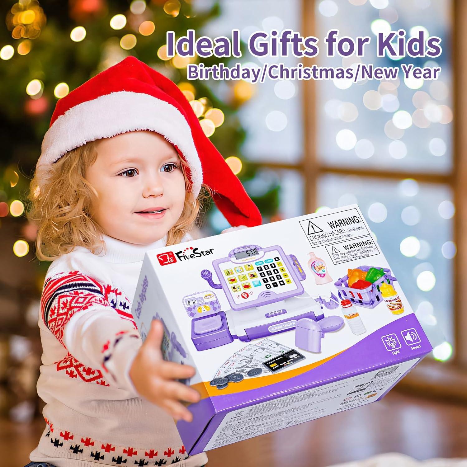 Caja Registradora Juguete FIVE STAR TOYS 45 Piezas Azul