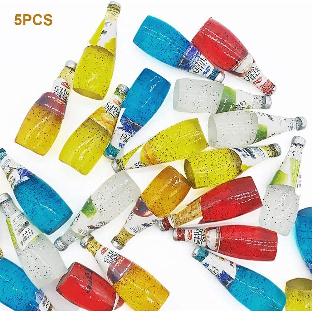 Accesorios de Cocina Miniatura Lynkaye 1:12 Bebidas 5 Piezas