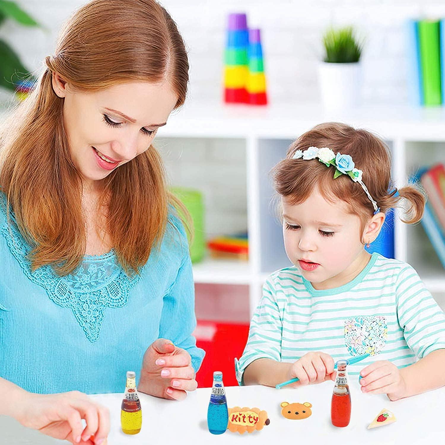 Accesorios de Cocina Miniatura Lynkaye 1:12 Bebidas 5 Piezas