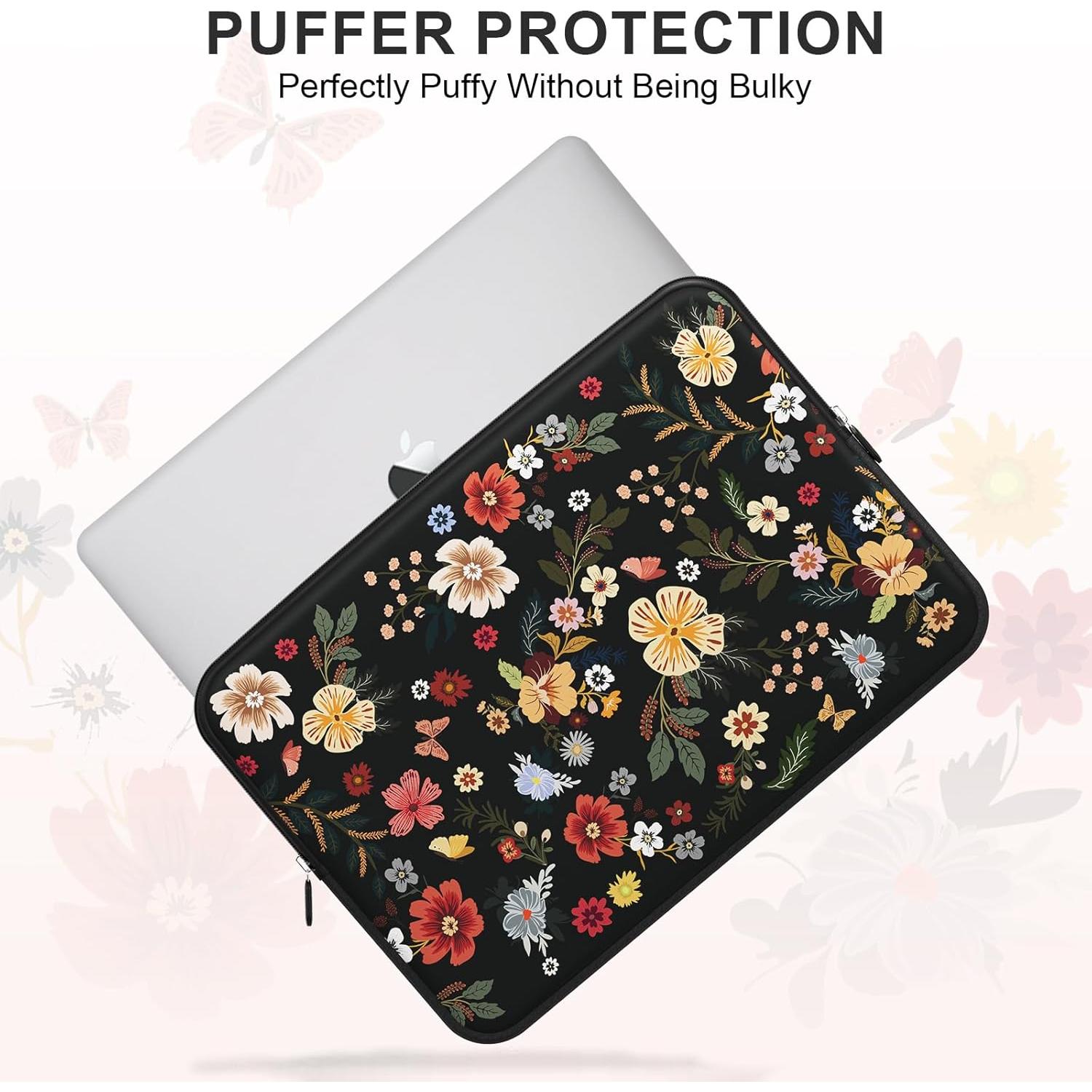 Funda para Laptop iLeadon Floral 13-14 Pulgadas Neopreno