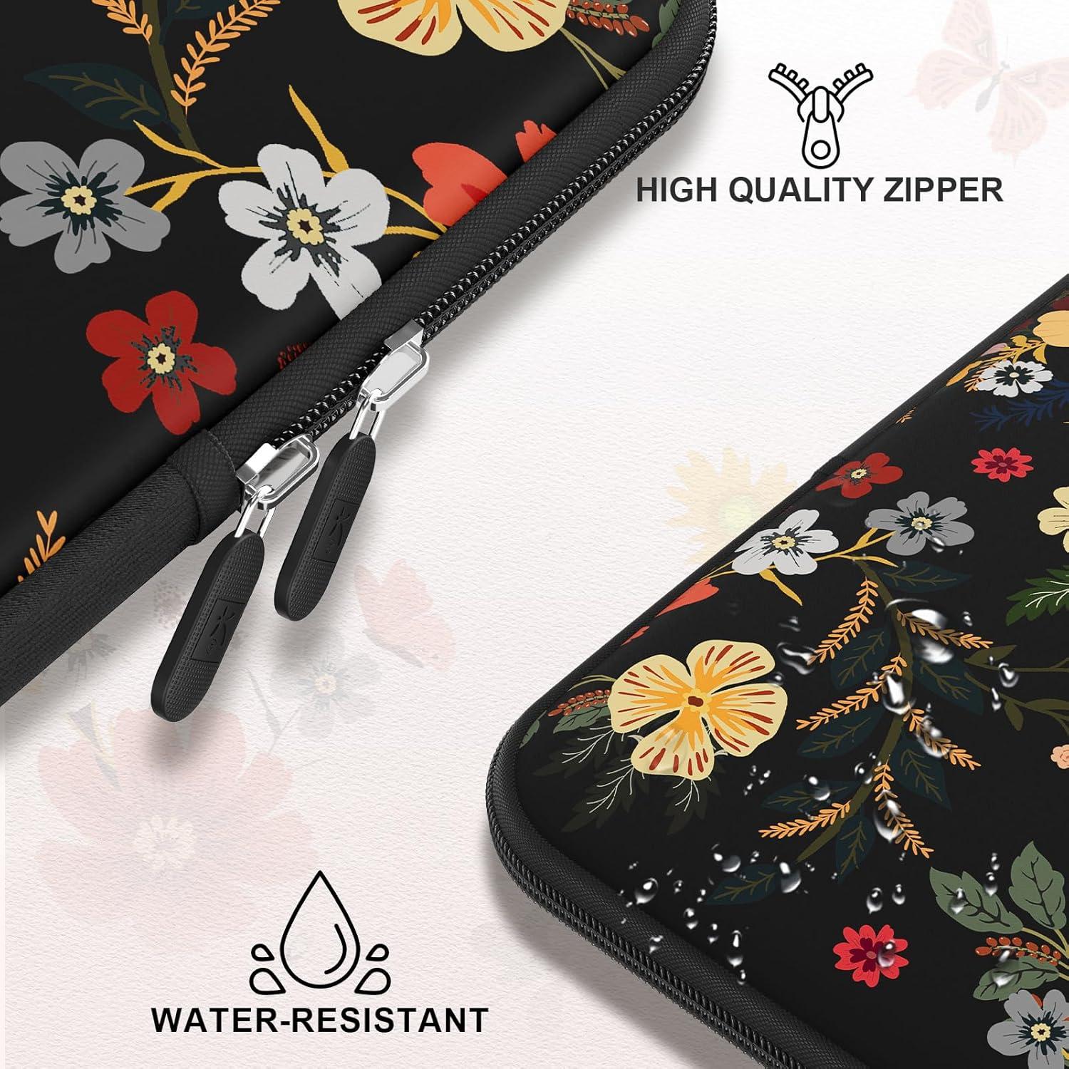 Funda para Laptop iLeadon Floral 13-14 Pulgadas Neopreno
