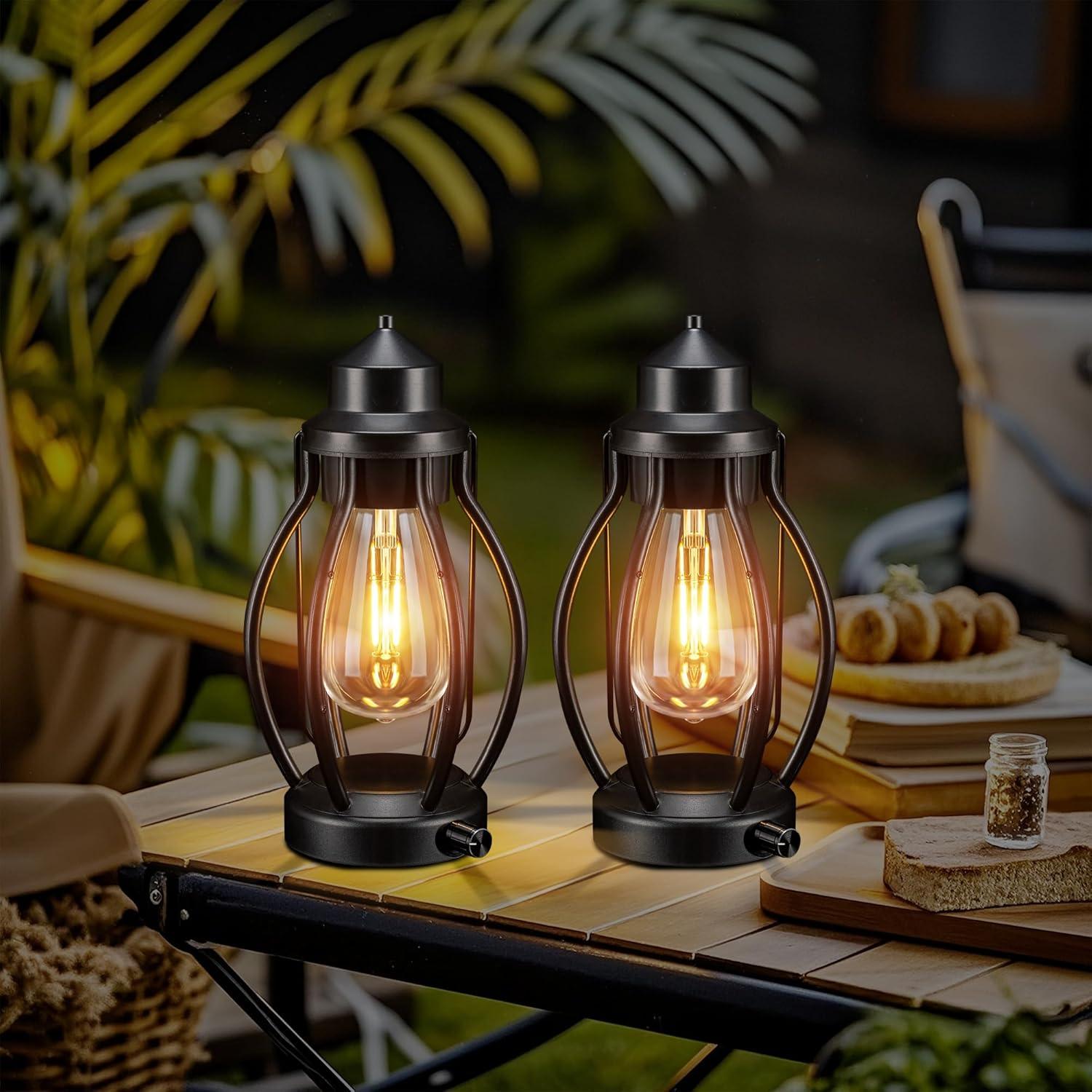 Linternas LED Recargables Pearlstar Vintage 2 Unidades 24.66cm