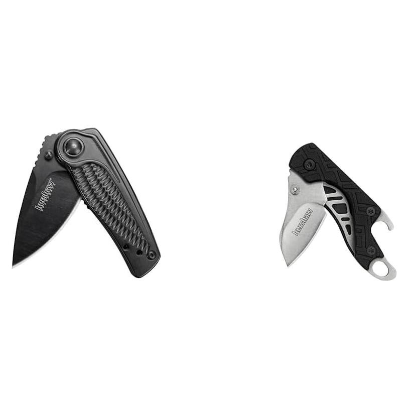 Cuchillo de bolsillo Kershaw Spoke 5.08 cm acero 4Cr14 BlackWash