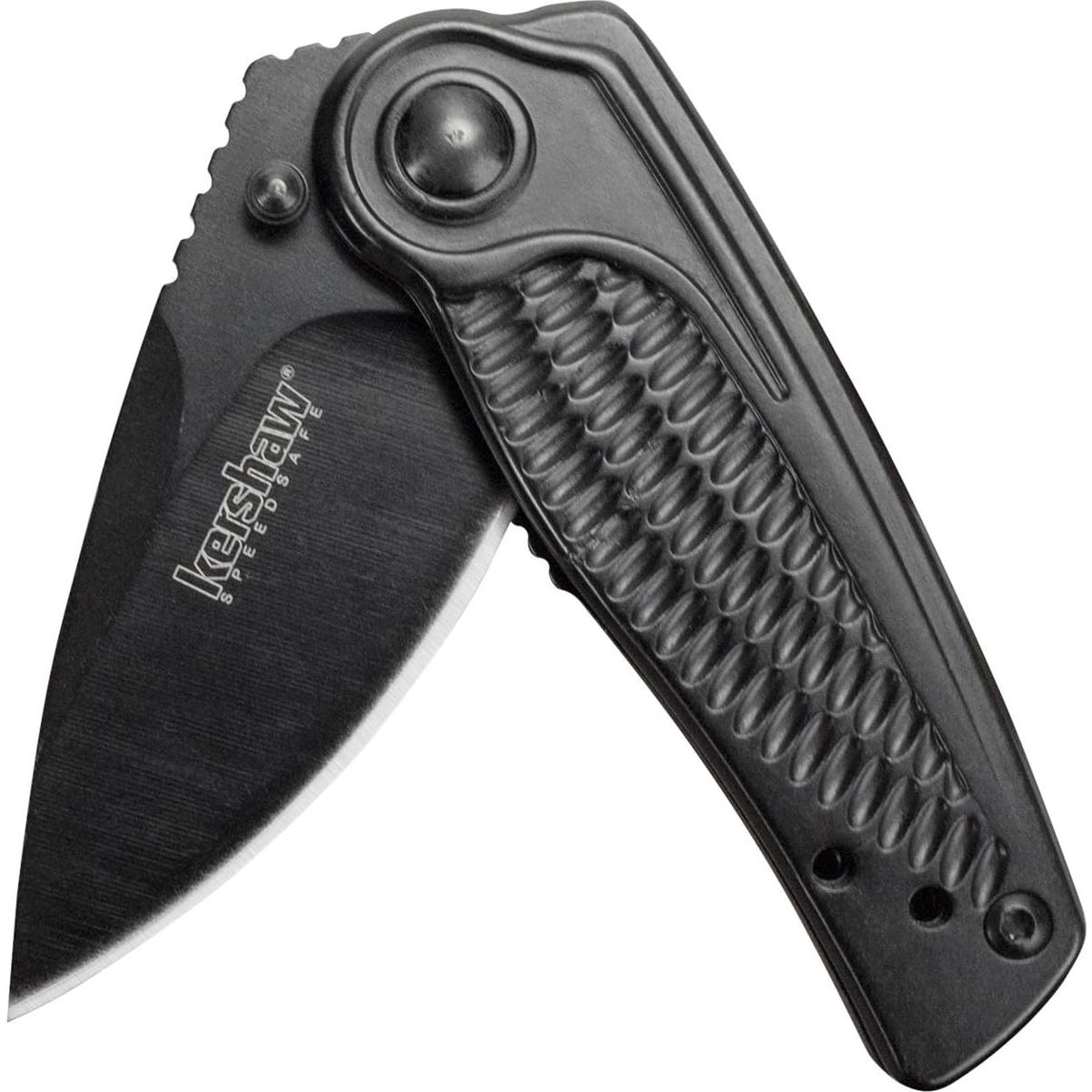 Cuchillo de bolsillo Kershaw Spoke 5.08 cm acero 4Cr14 BlackWash