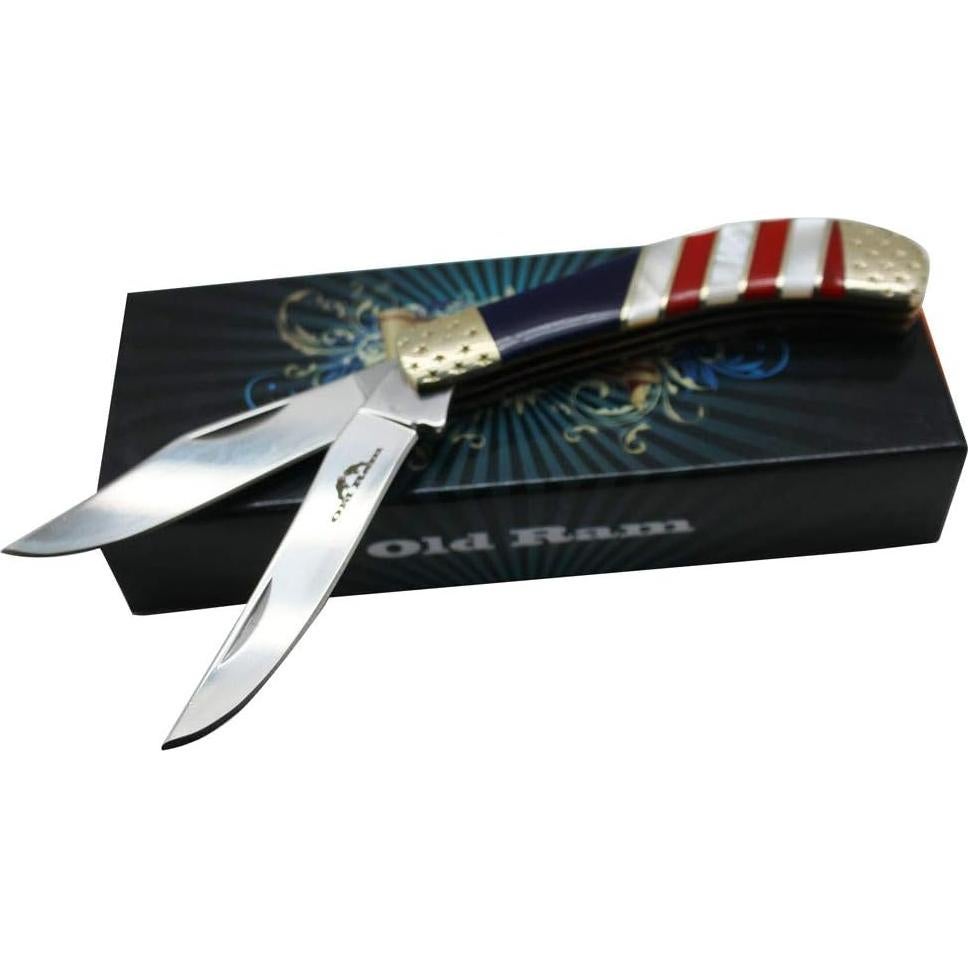 Cuchillo Plegable Manual Old Ram 5118 USA 20.32 cm