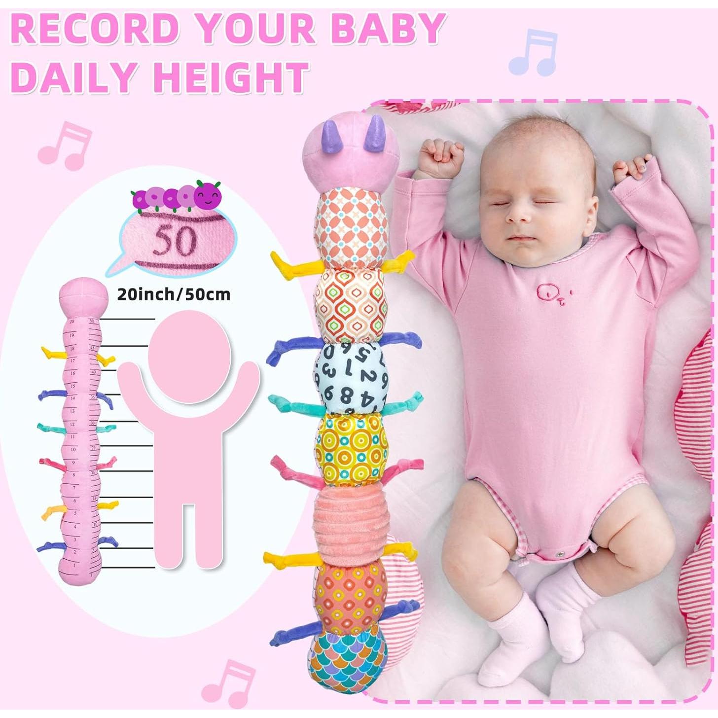 Juguete Musical de Peluche Ussybaby Oruga Rosa 0-12 Meses