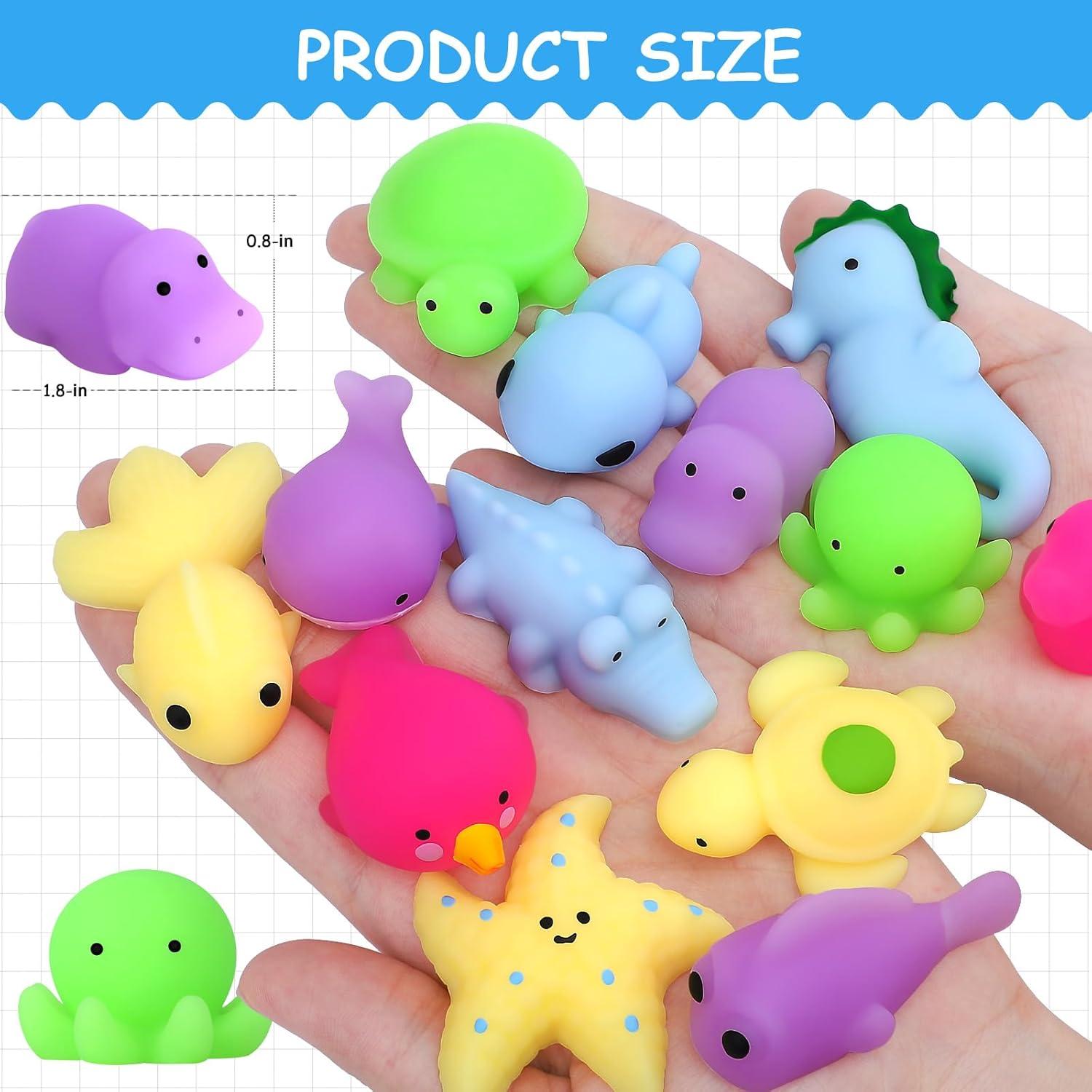 30 Pcs Juguetes Squishies POKONBOY Animales Marinos