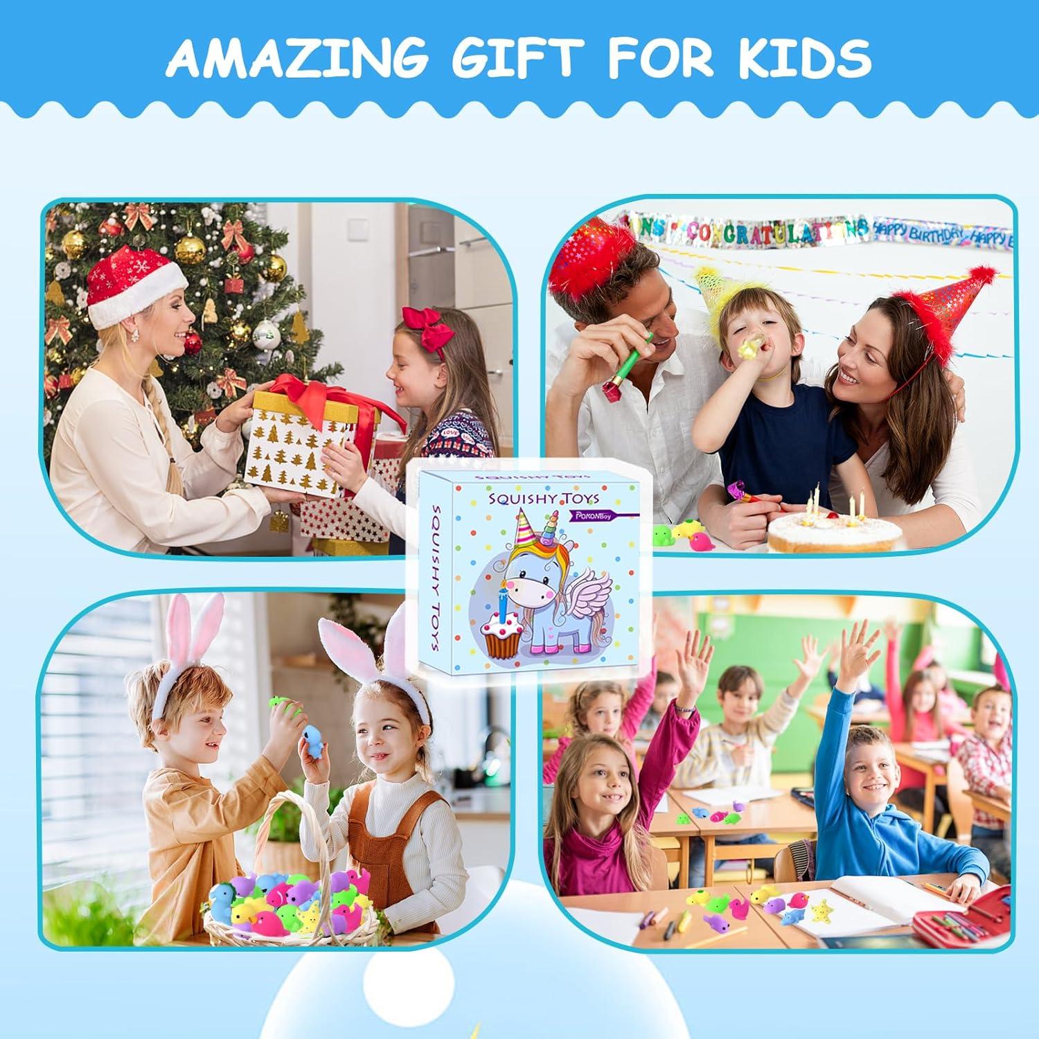 30 Pcs Juguetes Squishies POKONBOY Animales Marinos