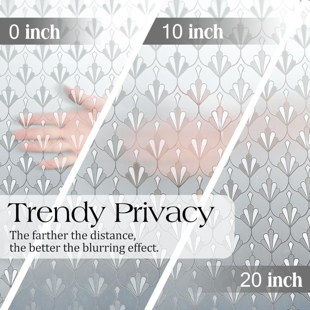 Película de Ventana Rabbitgoo Esmerilada 44.5x200 cm Sin Adhesivo