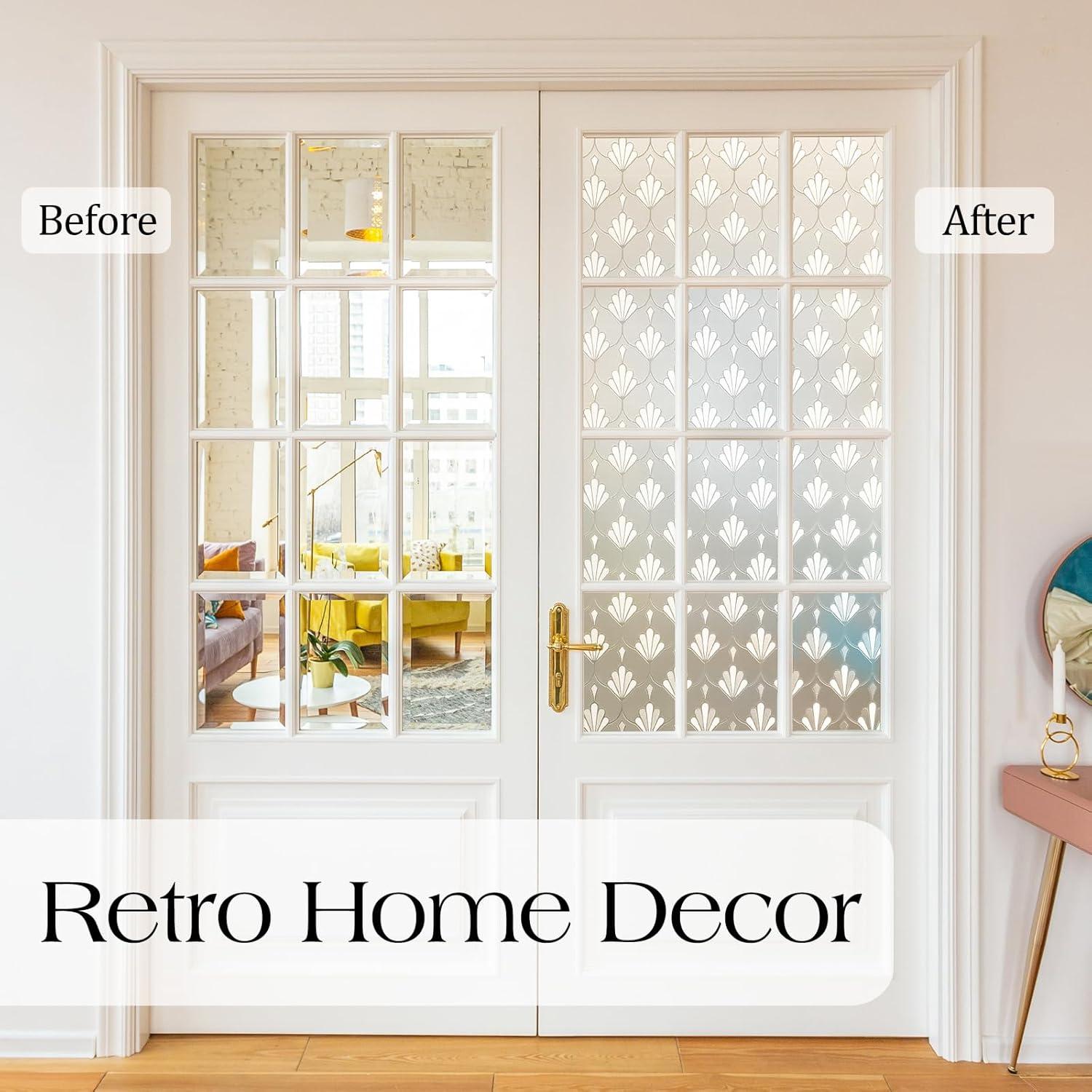 Película de Ventana Rabbitgoo Esmerilada 44.5x200 cm Sin Adhesivo