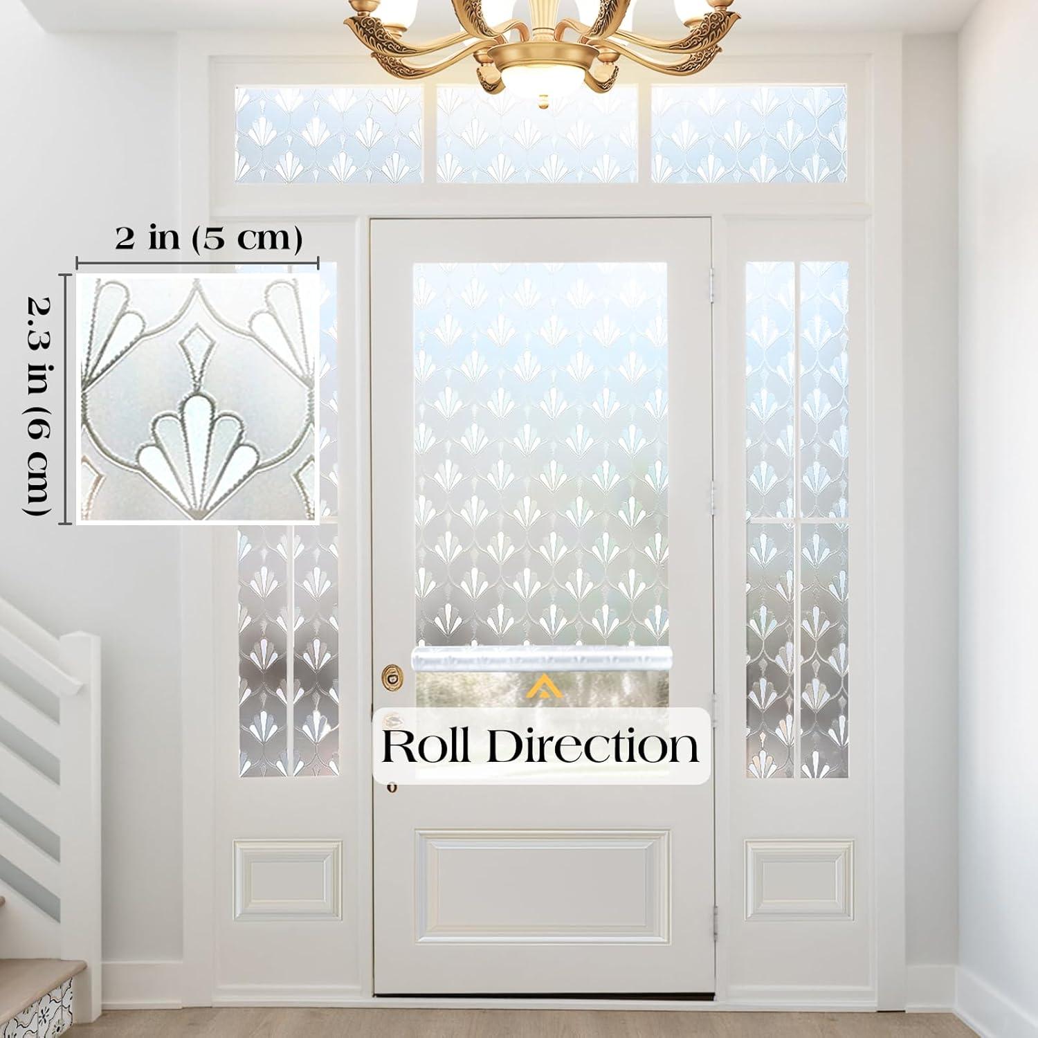 Película de Ventana Rabbitgoo Esmerilada 44.5x200 cm Sin Adhesivo