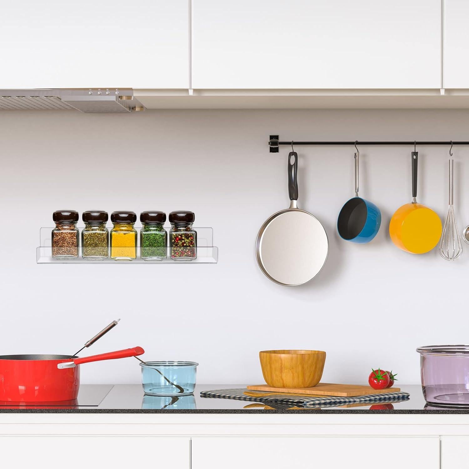 Estante Flotante de Acrílico Blulu 14" - 16 Paquetes