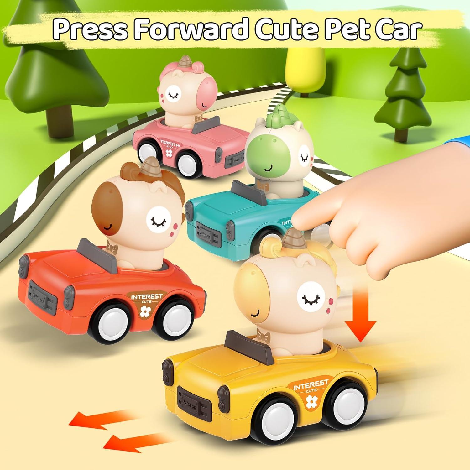 Coches de Juguete Interactivos SUPVIB para Niños 1-3 Años