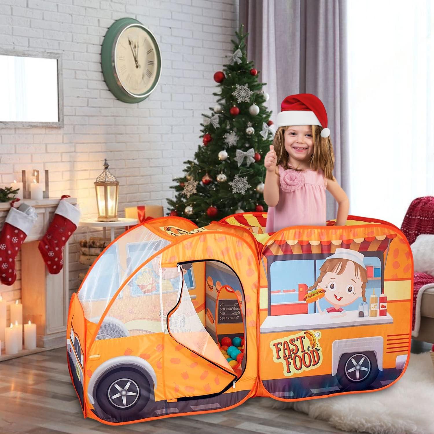 Tienda de Juego Kiddzery Food Truck 54 Piezas 152x82cm