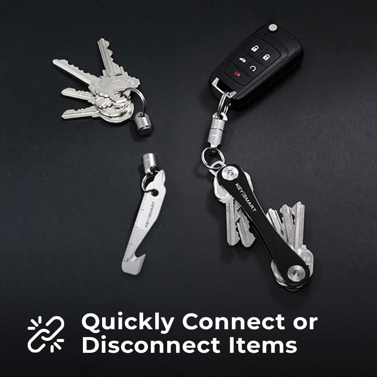 Soporte Magnético para Llaves KeySmart MagConnect - Titanio