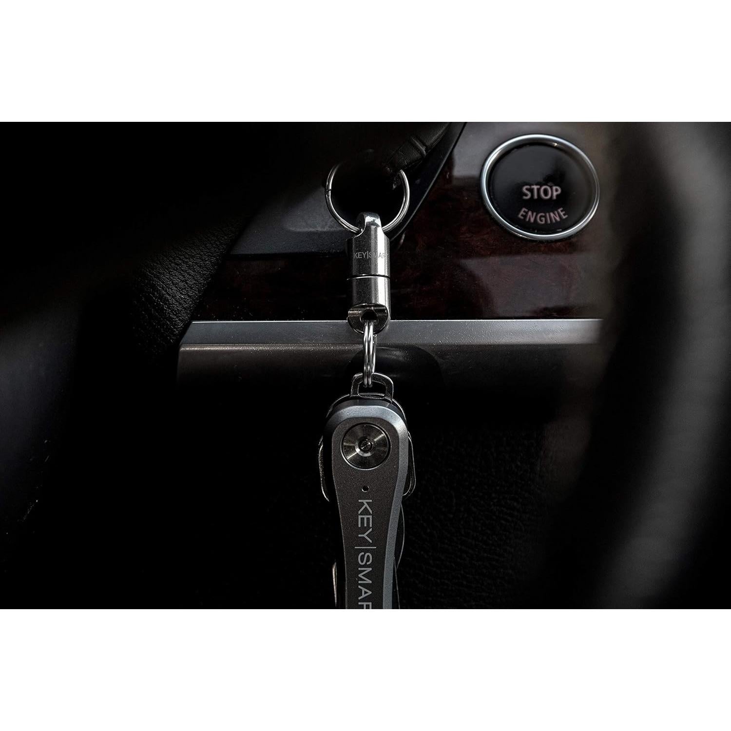 Soporte Magnético para Llaves KeySmart MagConnect - Titanio