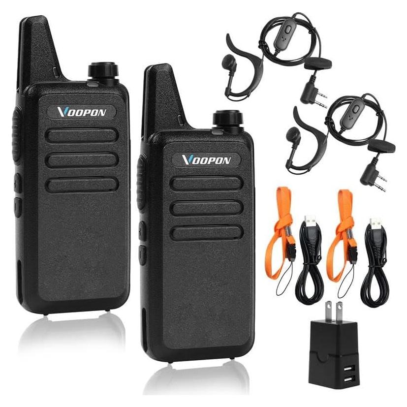 Walkie Talkies Voopon T20 Recargables 22 Canales 3km Alcance