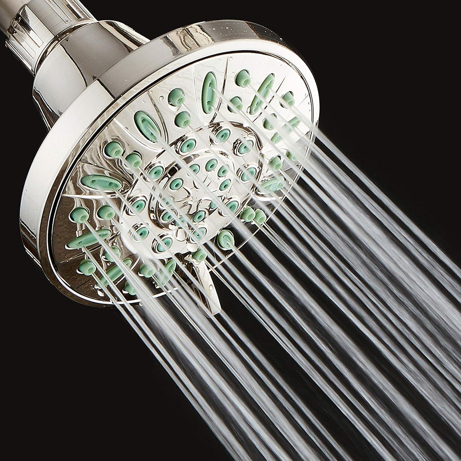 Cabezal de Ducha AquaDance 4" Antimicrobiano 6 Configuraciones