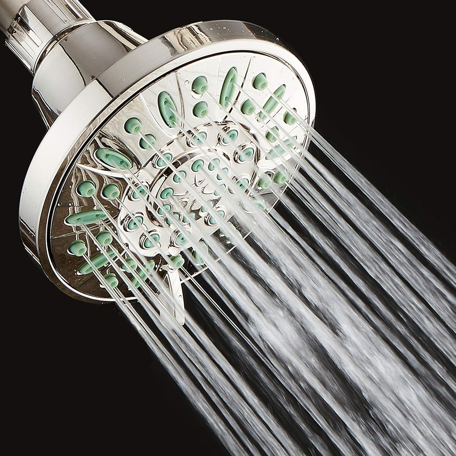 Cabezal de Ducha AquaDance 4" Antimicrobiano 6 Configuraciones