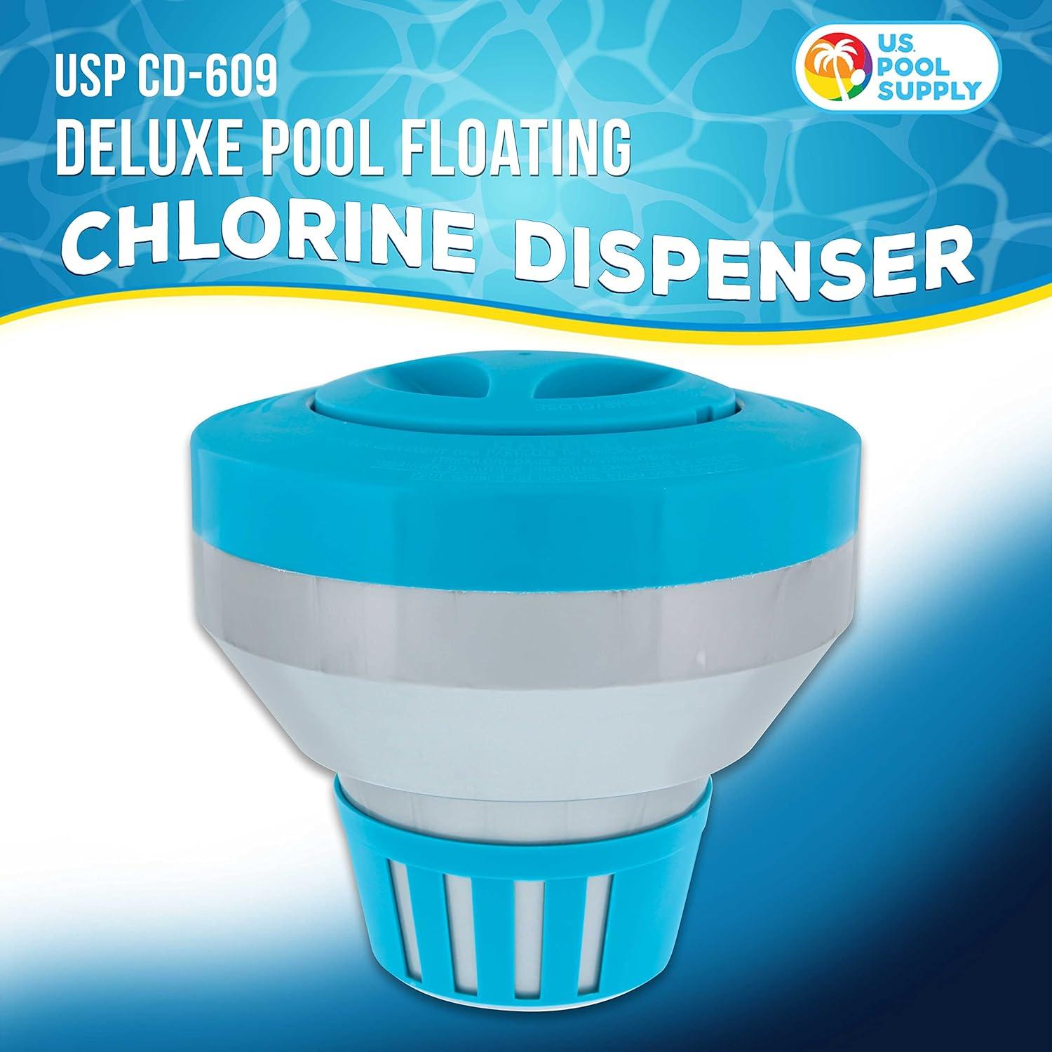 Flotador de Cloro U.S. Pool Supply 1.36 kg para Piscina