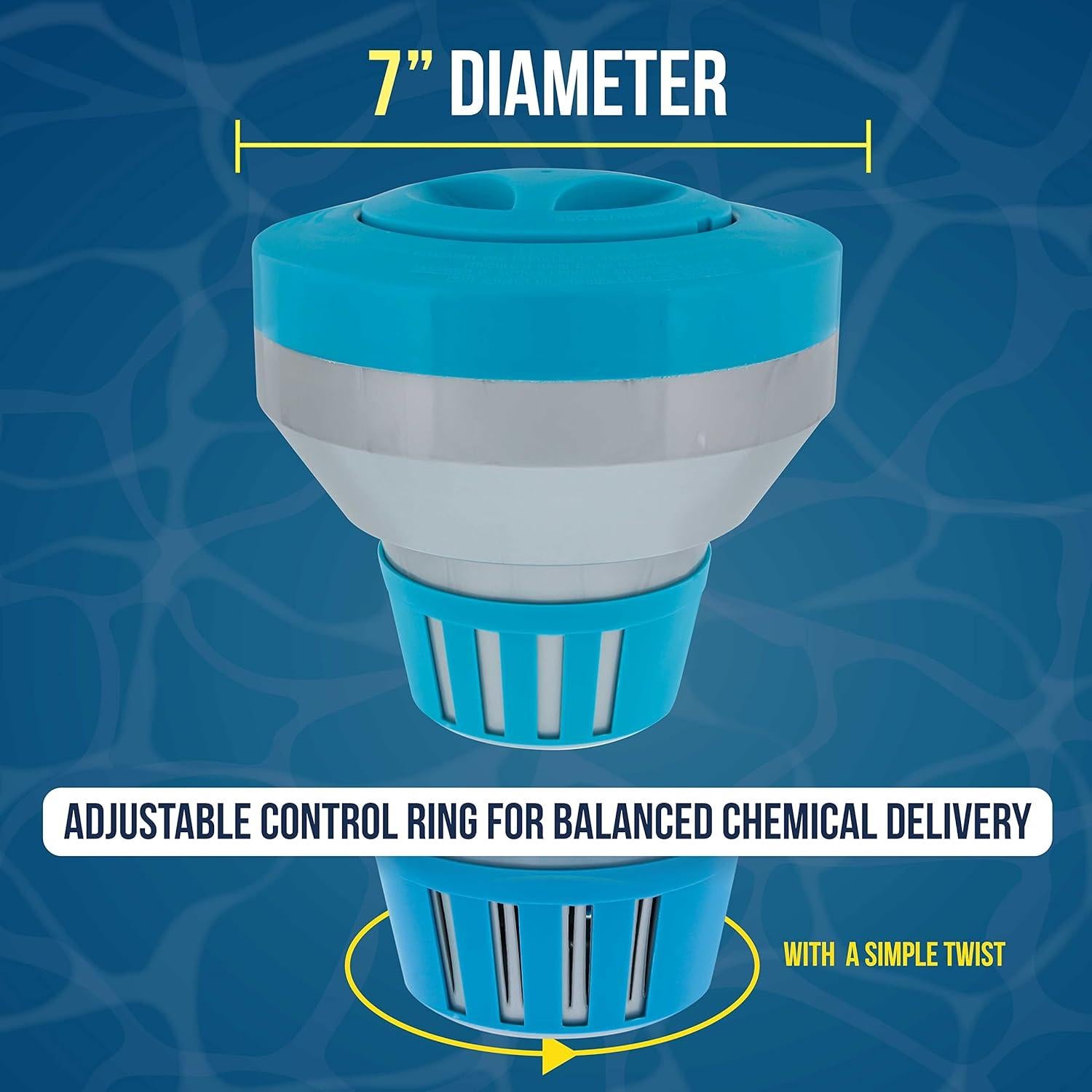 Flotador de Cloro U.S. Pool Supply 1.36 kg para Piscina