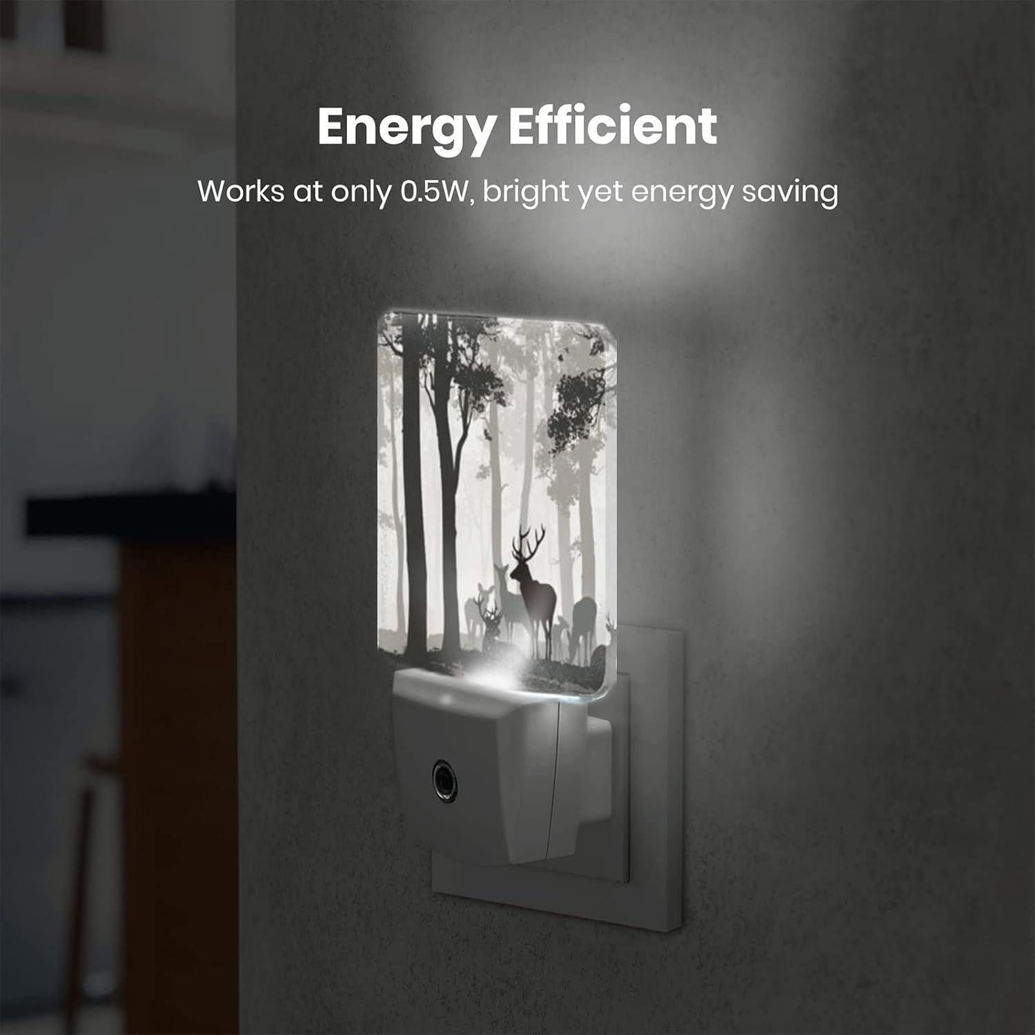 Lámpara LED de Noche Yobvec Ciervo 0.5W Enchufada