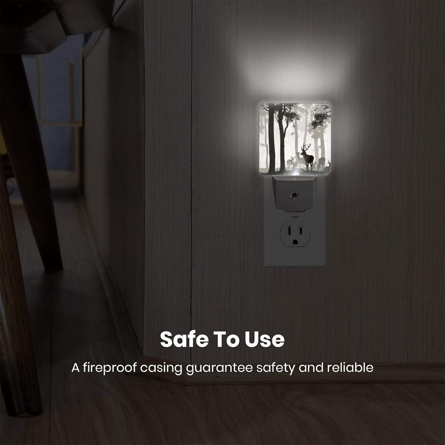 Lámpara LED de Noche Yobvec Ciervo 0.5W Enchufada