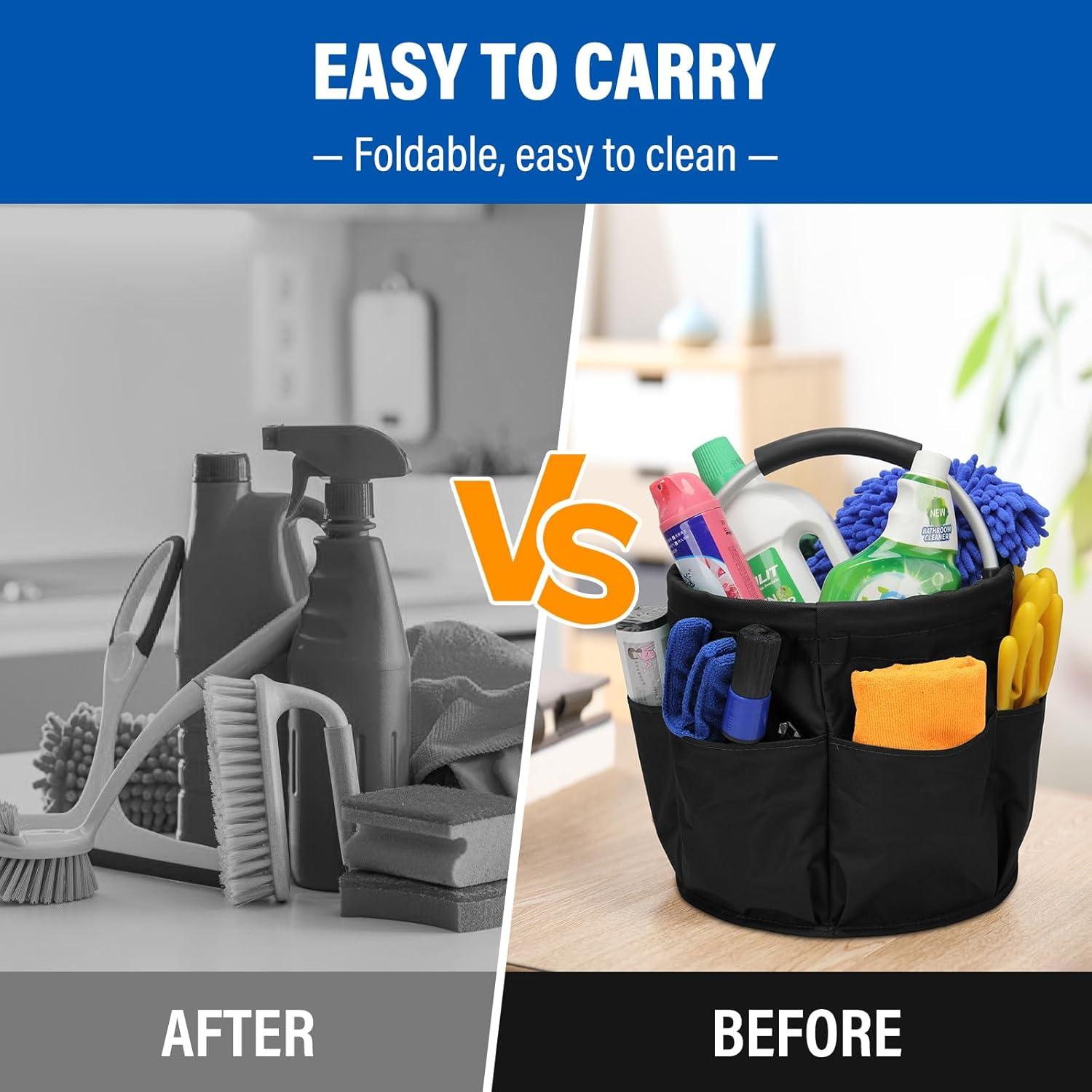 Cesta Plegable Multifuncional DOVORSY 17L Negra para Picnic