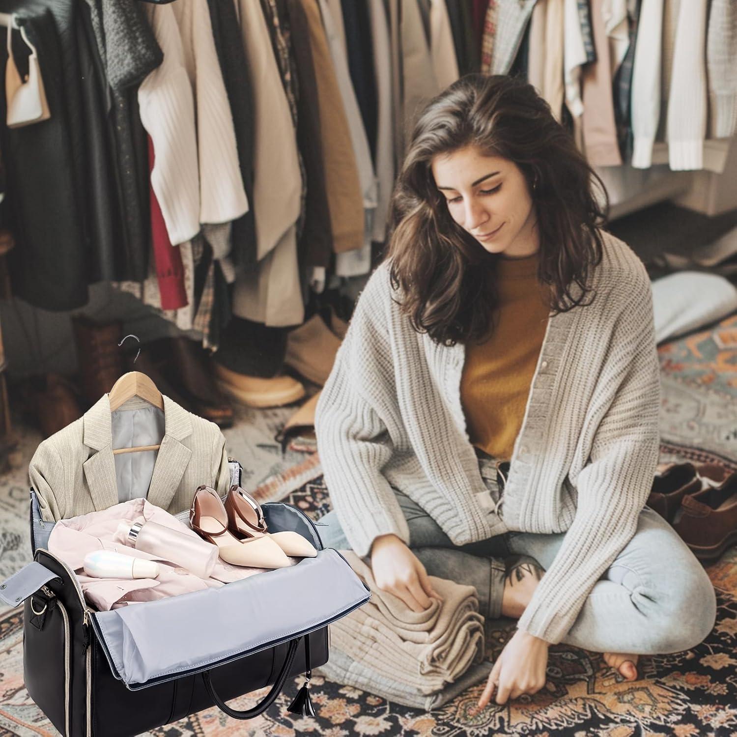 Bolsa de Traje Duffle SeseBee 55L Impermeable Negro