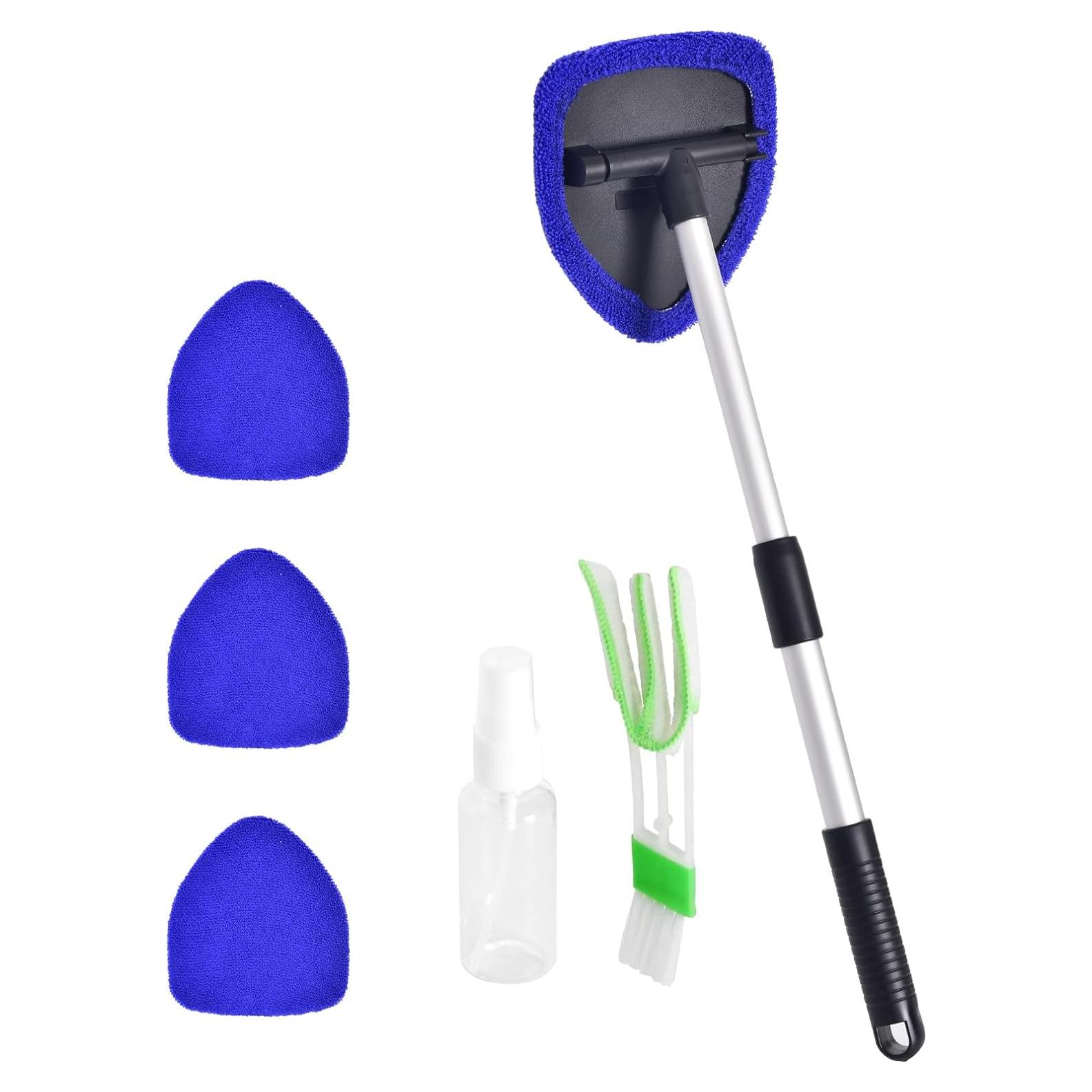 Limpiaparabrisas de Coche LUKCOZMO con 3 Almohadillas Microfibra