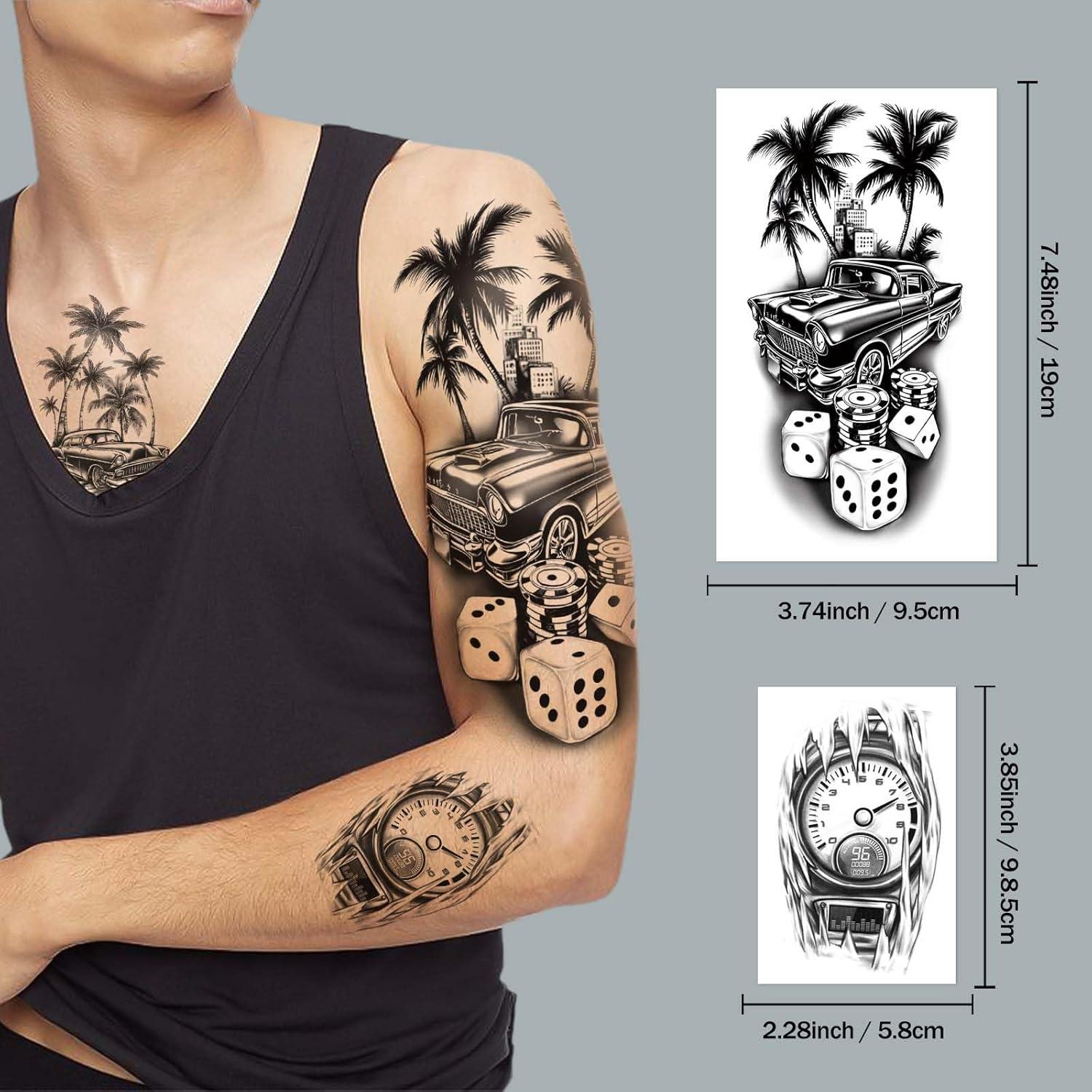 77 Hojas Tatuajes Temporales Realistas Gabizafia Coche