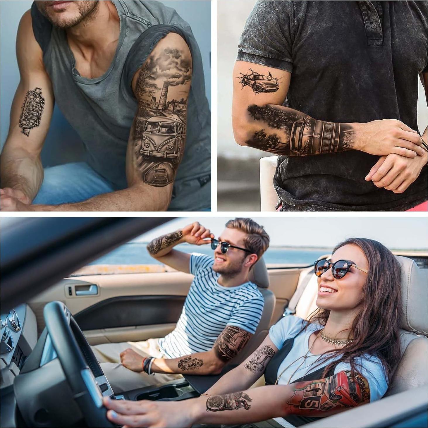 77 Hojas Tatuajes Temporales Realistas Gabizafia Coche