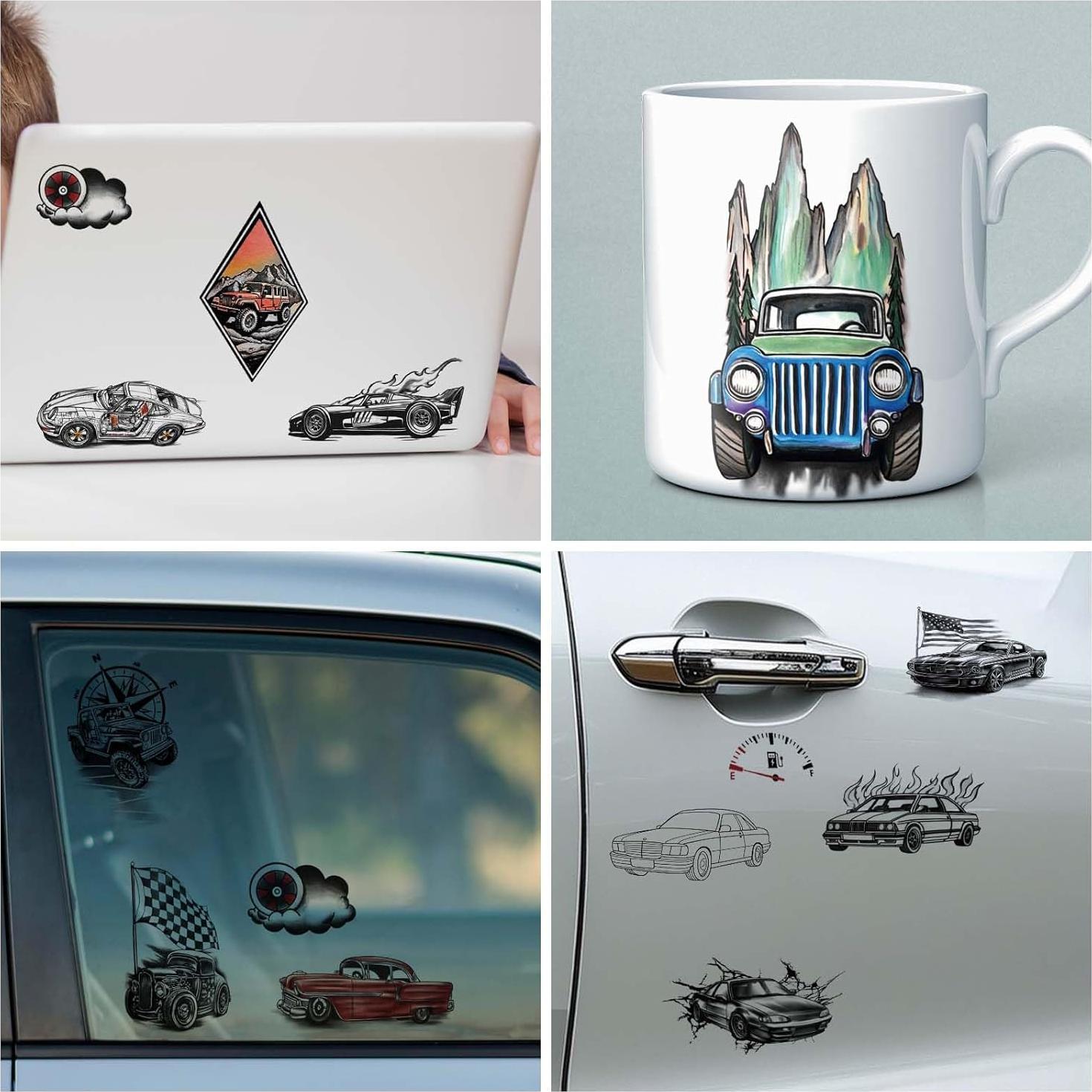 77 Hojas Tatuajes Temporales Realistas Gabizafia Coche