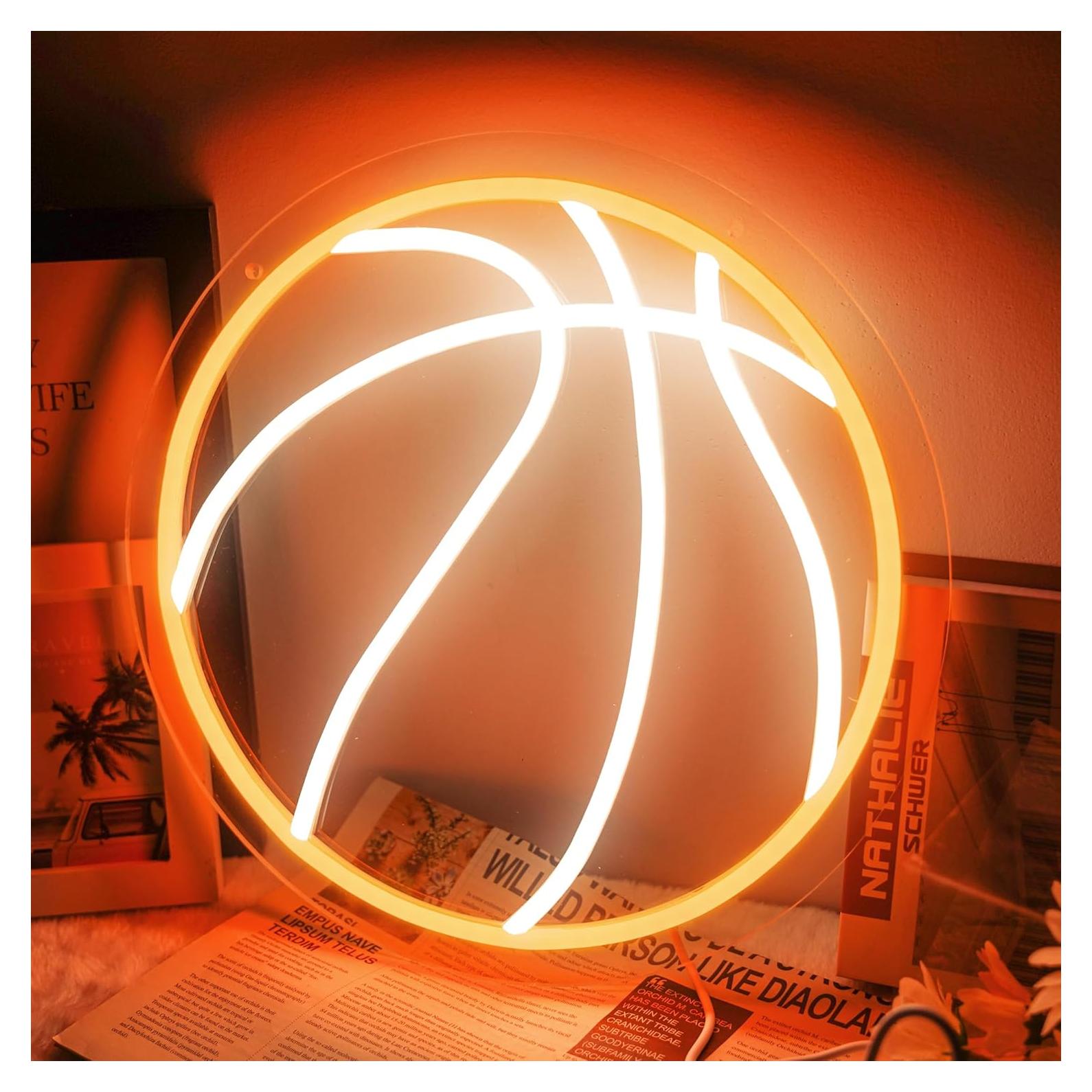 Luz de Neón Baloncesto HancraStore 32cm Regulable USB