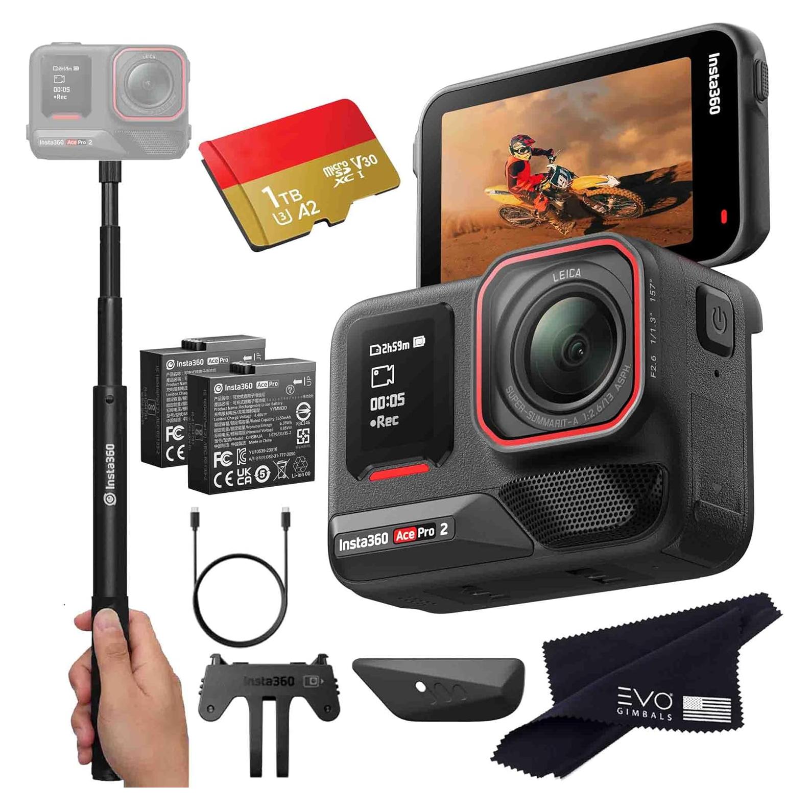 Cámara de Acción Insta360 Ace Pro 2 8K Impermeable 1TB