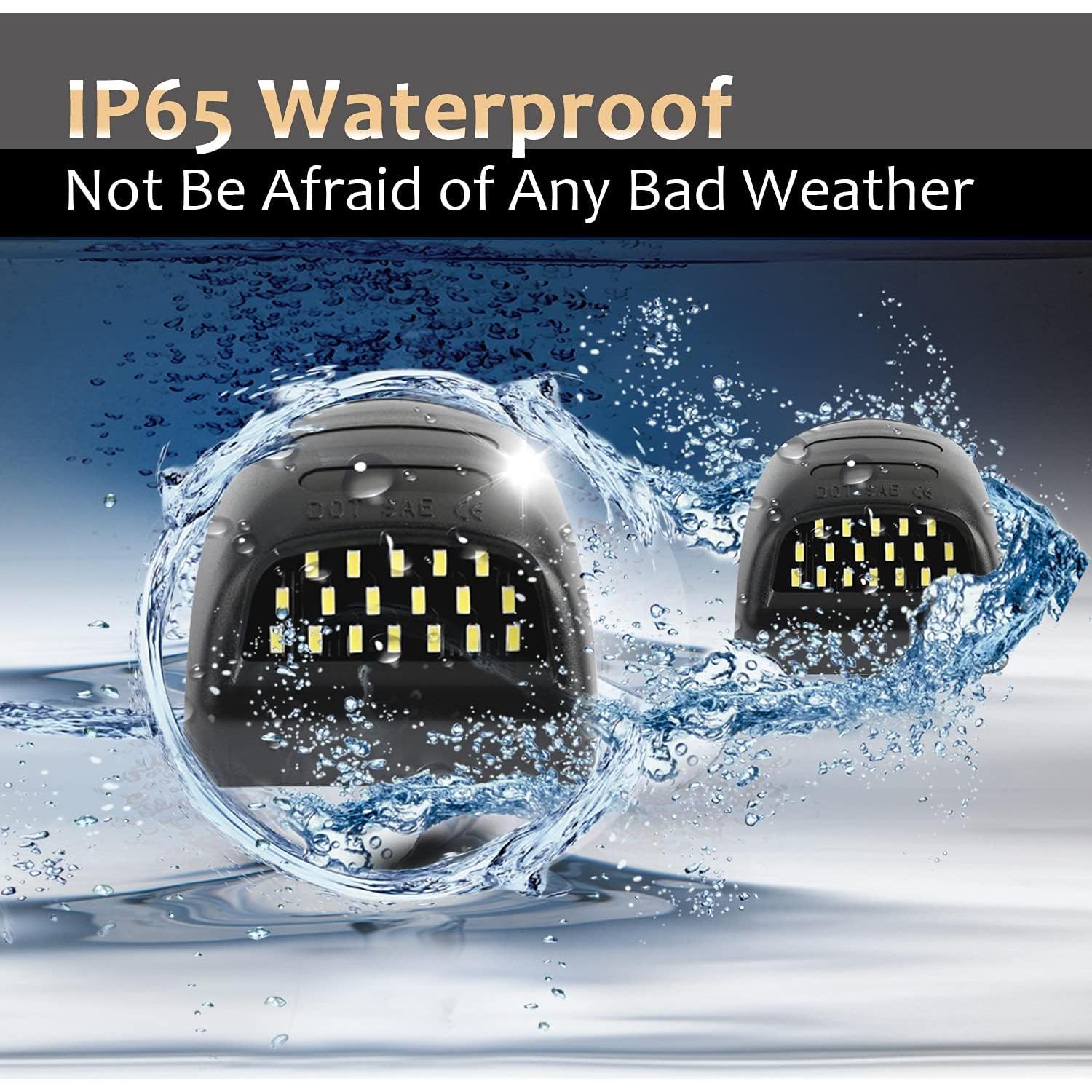 Luces LED de Placa de Licencia Mejorvista-LED para Chevy y GMC