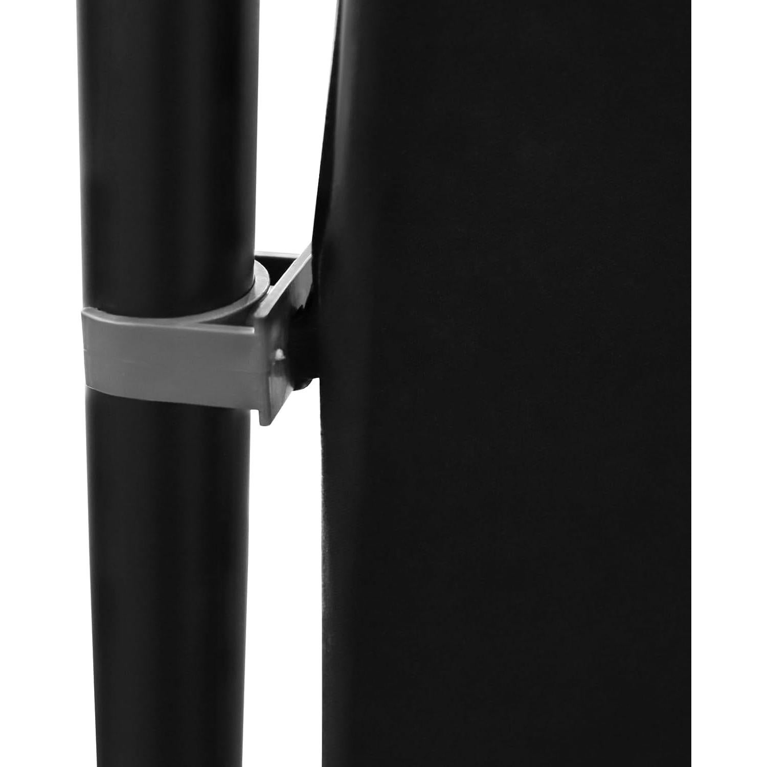 Soporte de Fondo Portátil WUPYI 2.4x4m Negro para Fotografía