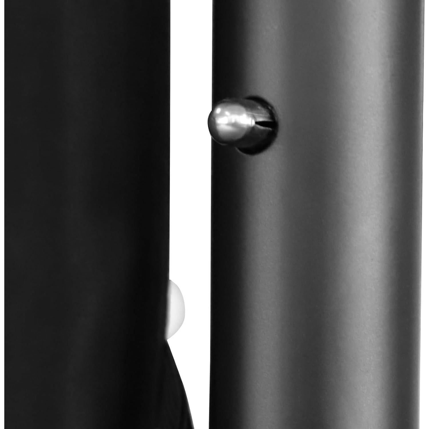 Soporte de Fondo Portátil WUPYI 2.4x4m Negro para Fotografía