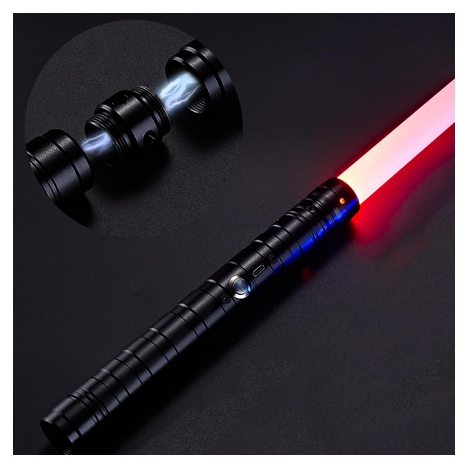 Sable de Luz Dueling S OUJCEN 15 Colores RGB Mango Metal 56cm