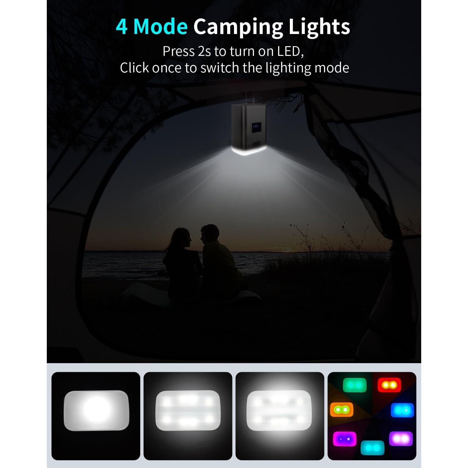 Bomba de Aire Eléctrica Portátil ZOPOM 5000mAh para Inflables