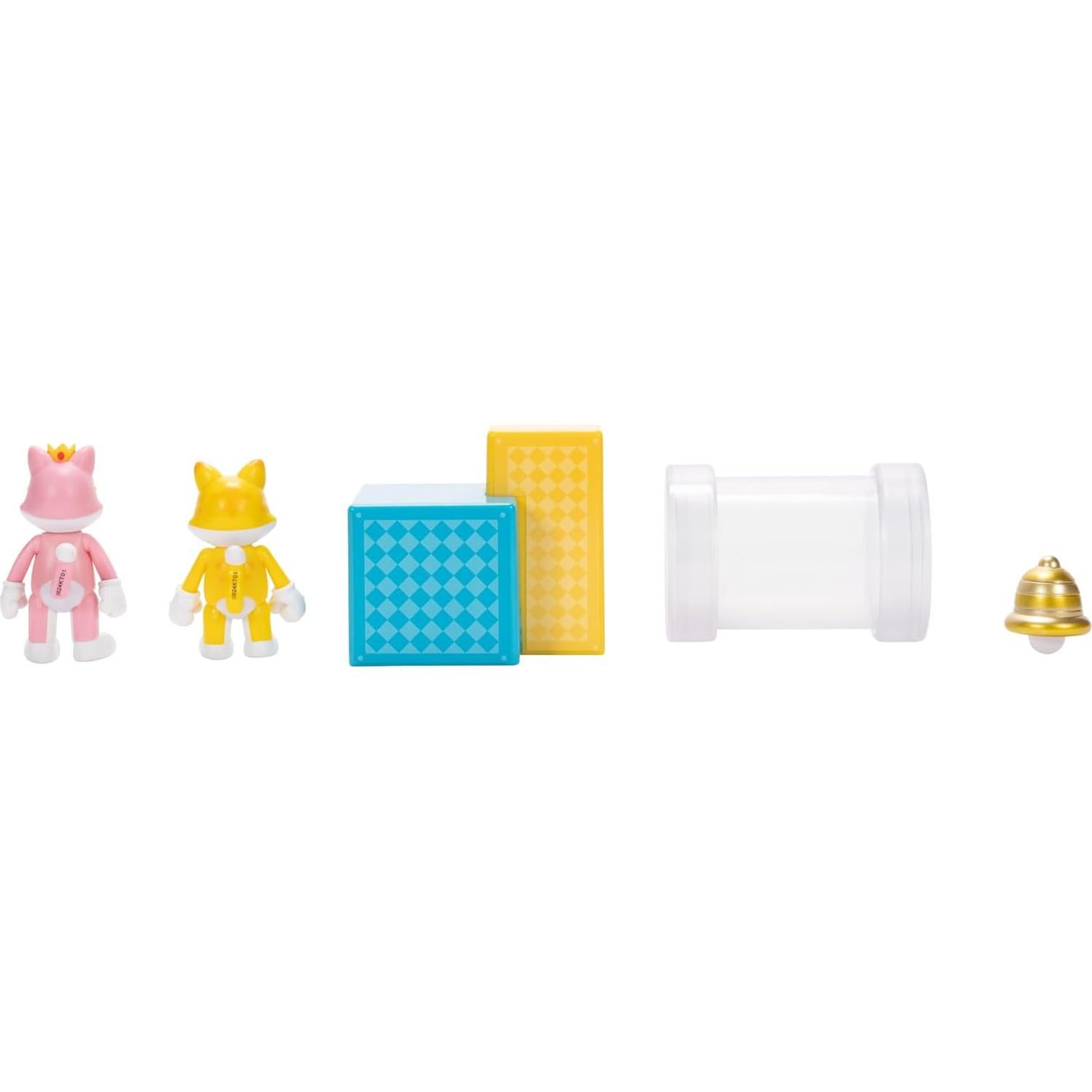 Figuras de Acción Super Mario 3D World Jakks Pacific Set