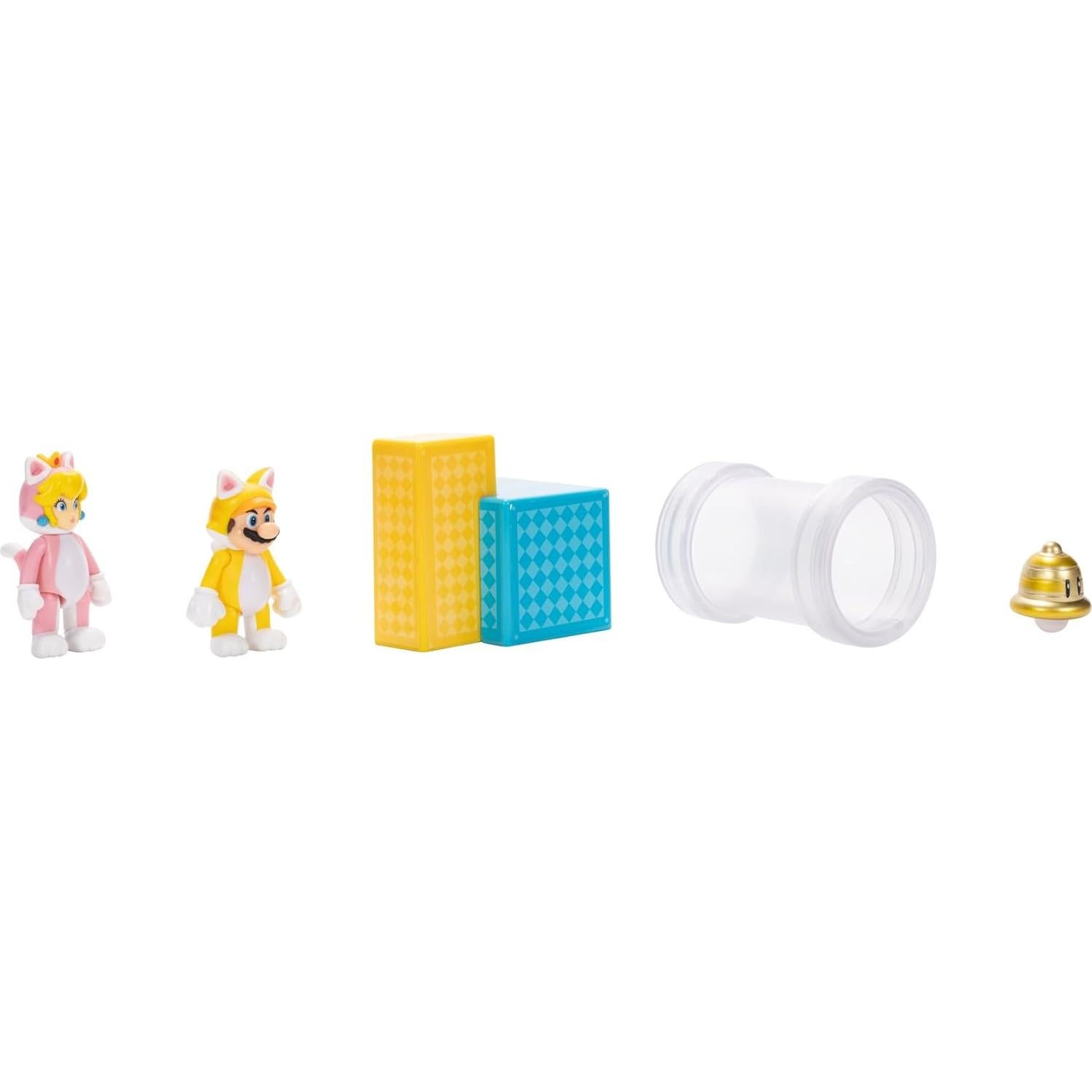 Figuras de Acción Super Mario 3D World Jakks Pacific Set