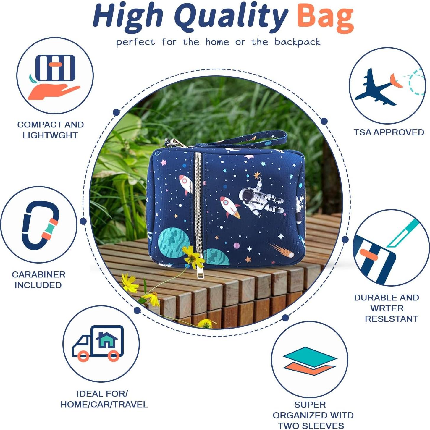 Kit de Primeros Auxilios ATDIAG para Niños y Adultos - 20x15x5 cm