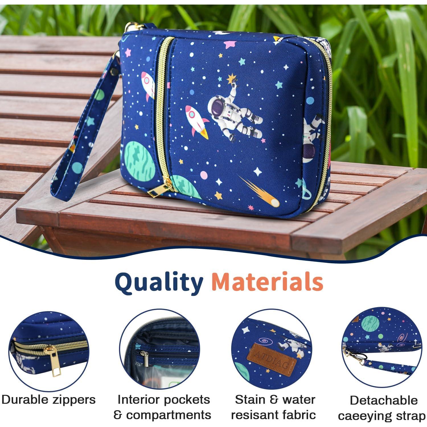 Kit de Primeros Auxilios ATDIAG para Niños y Adultos - 20x15x5 cm