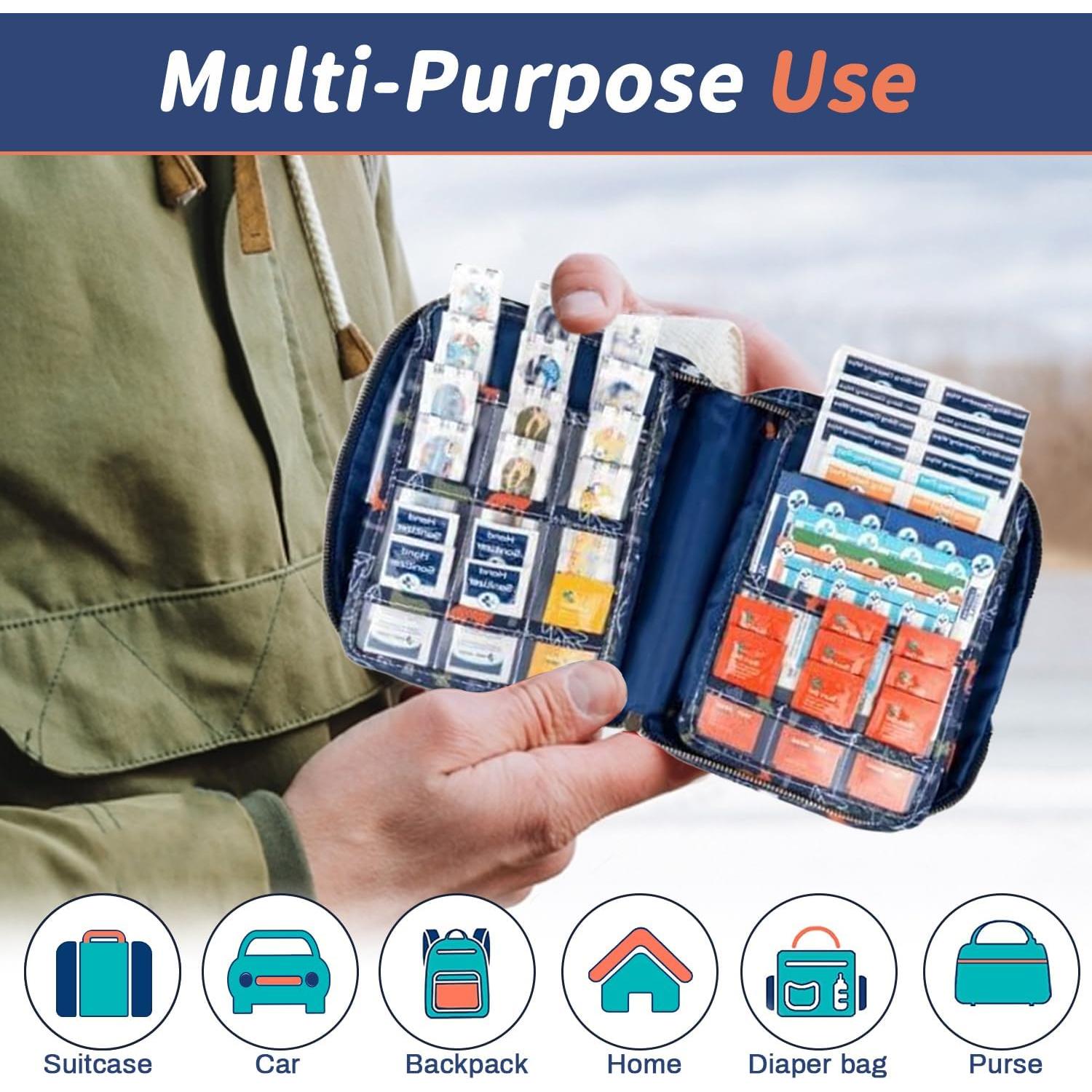 Kit de Primeros Auxilios ATDIAG para Niños y Adultos - 20x15x5 cm