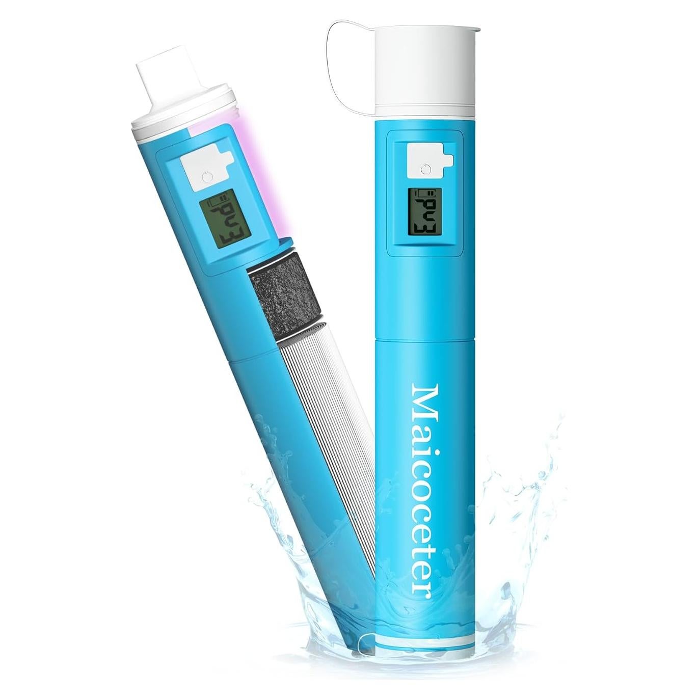 Filtro de Agua Portátil Maicoceter con Pantalla LED 22.86cm