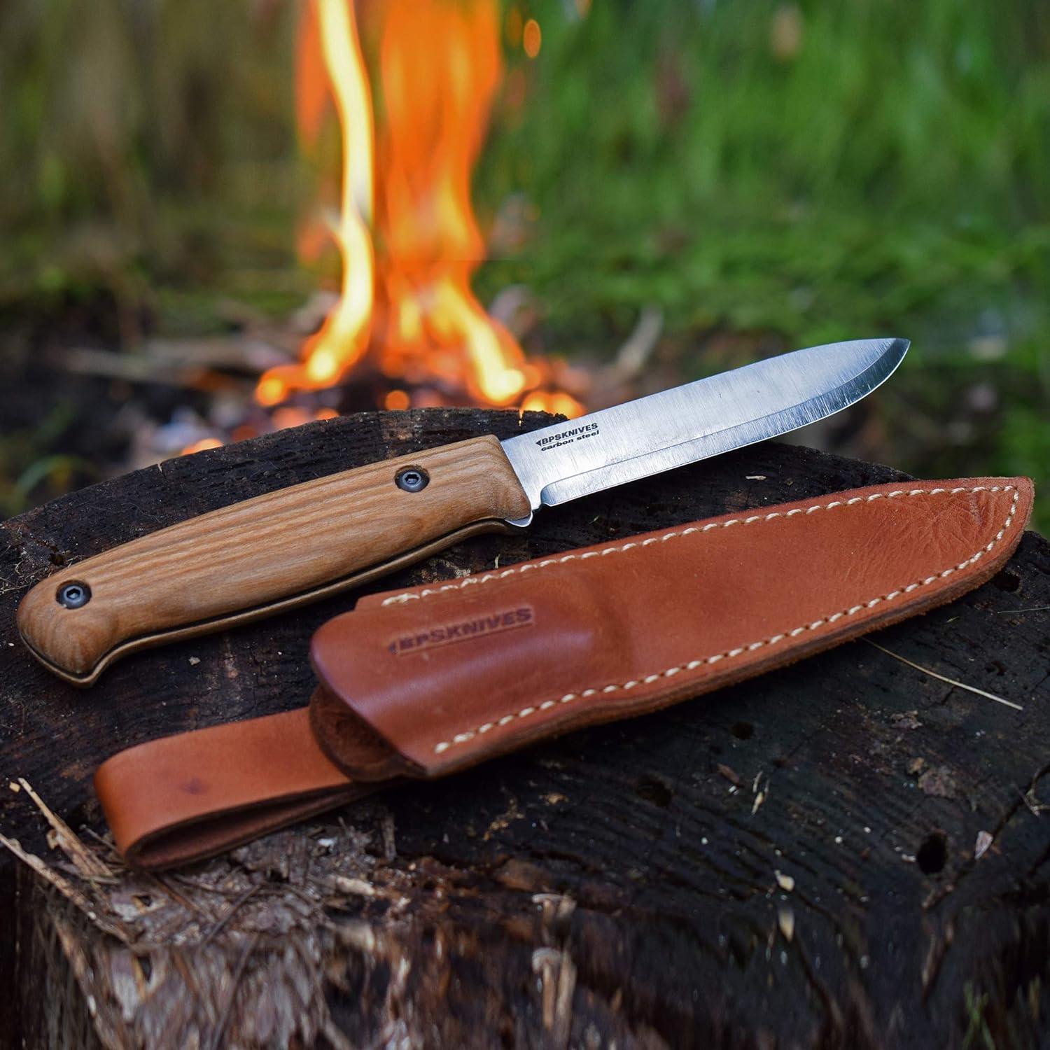 Cuchillo de Hoja Fija BPS BS1FT CSH - Acero al Carbono 9.4 cm