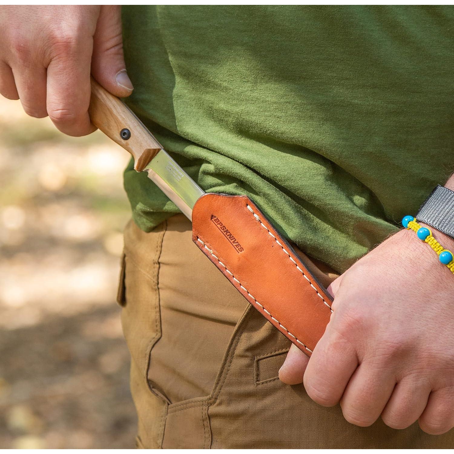 Cuchillo de Hoja Fija BPS BS1FT CSH - Acero al Carbono 9.4 cm