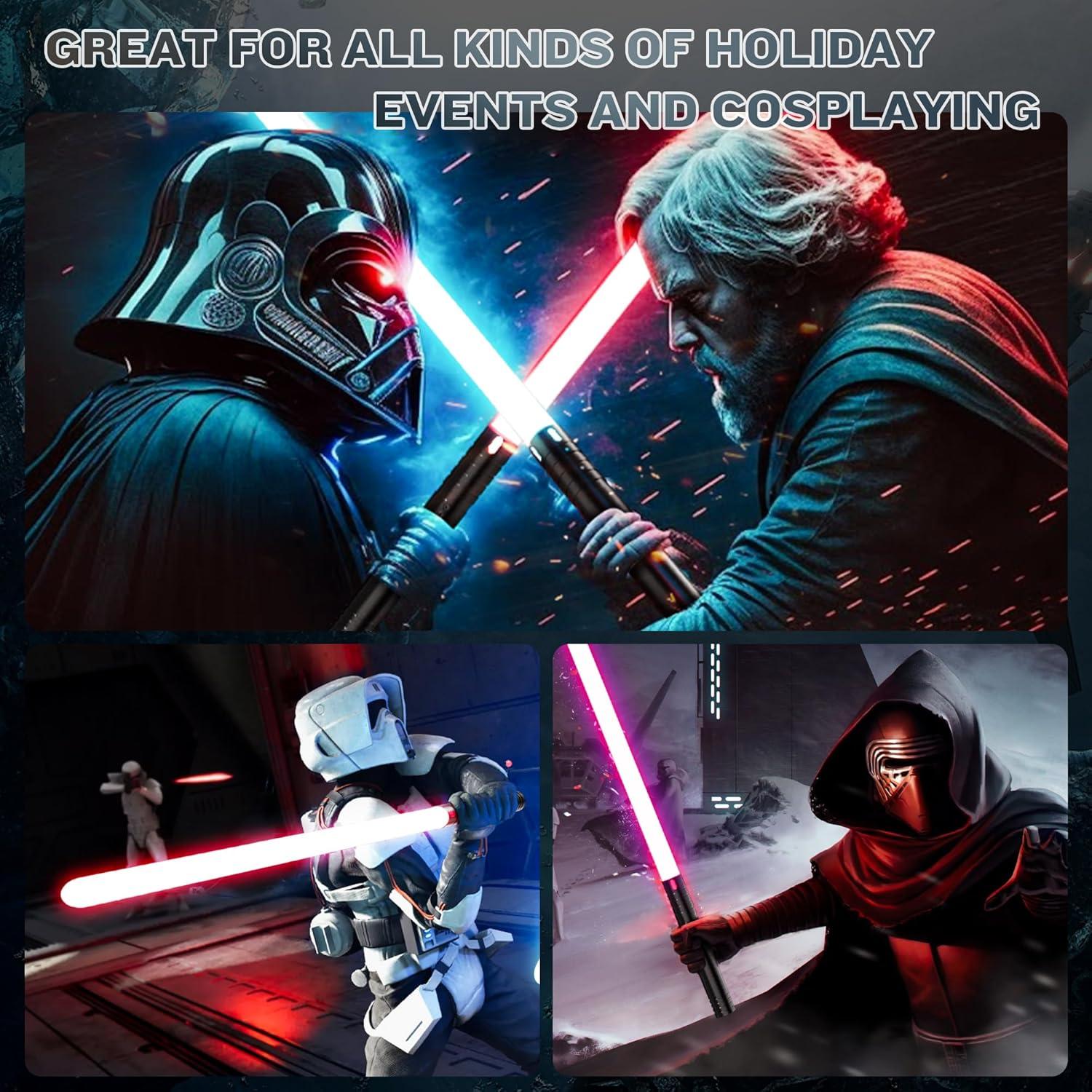 Sable de Luz 2 en 1 CLDYCST Recargable 15 Colores FX